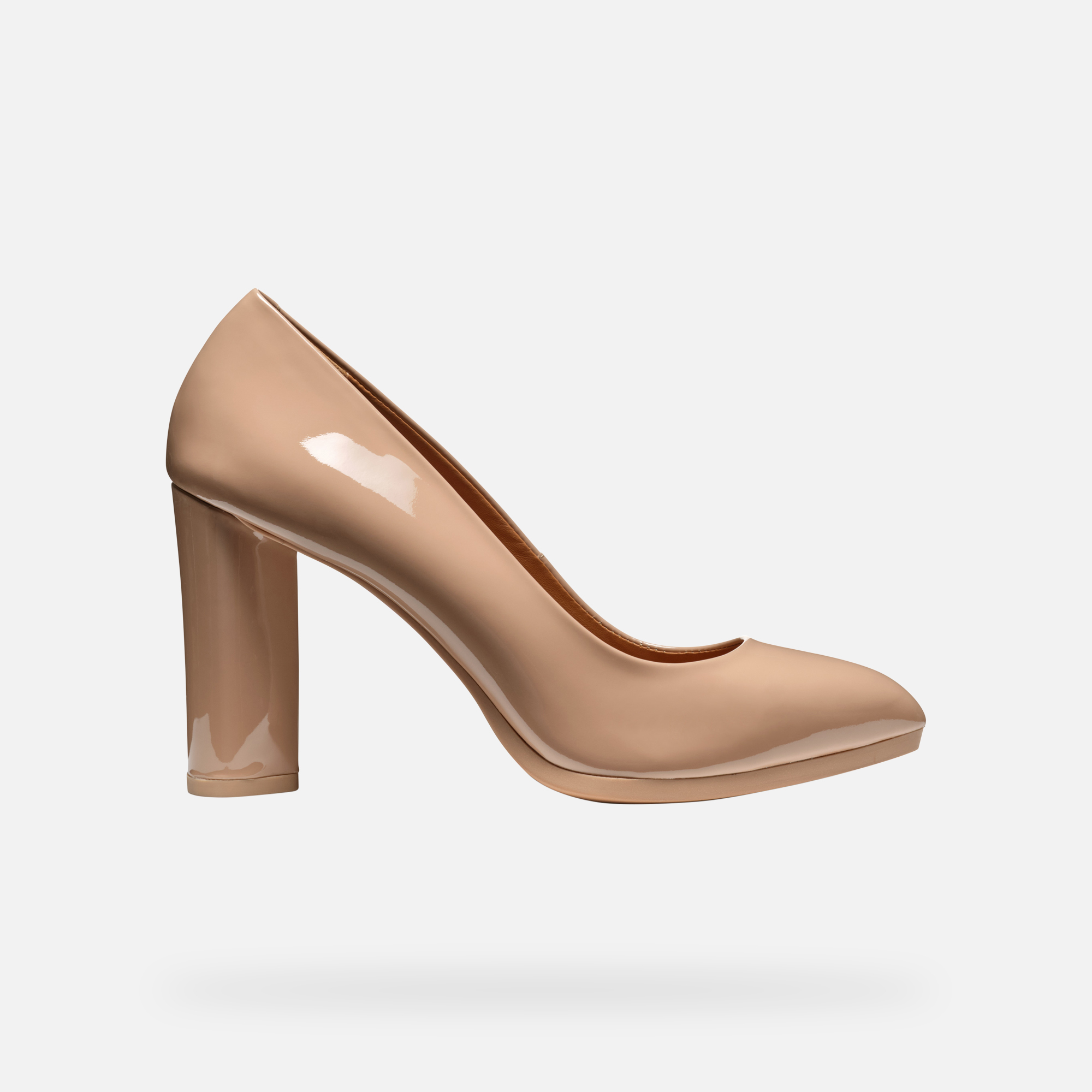 Beige women's pumps Geox Walk Pleasure 90 - Women's