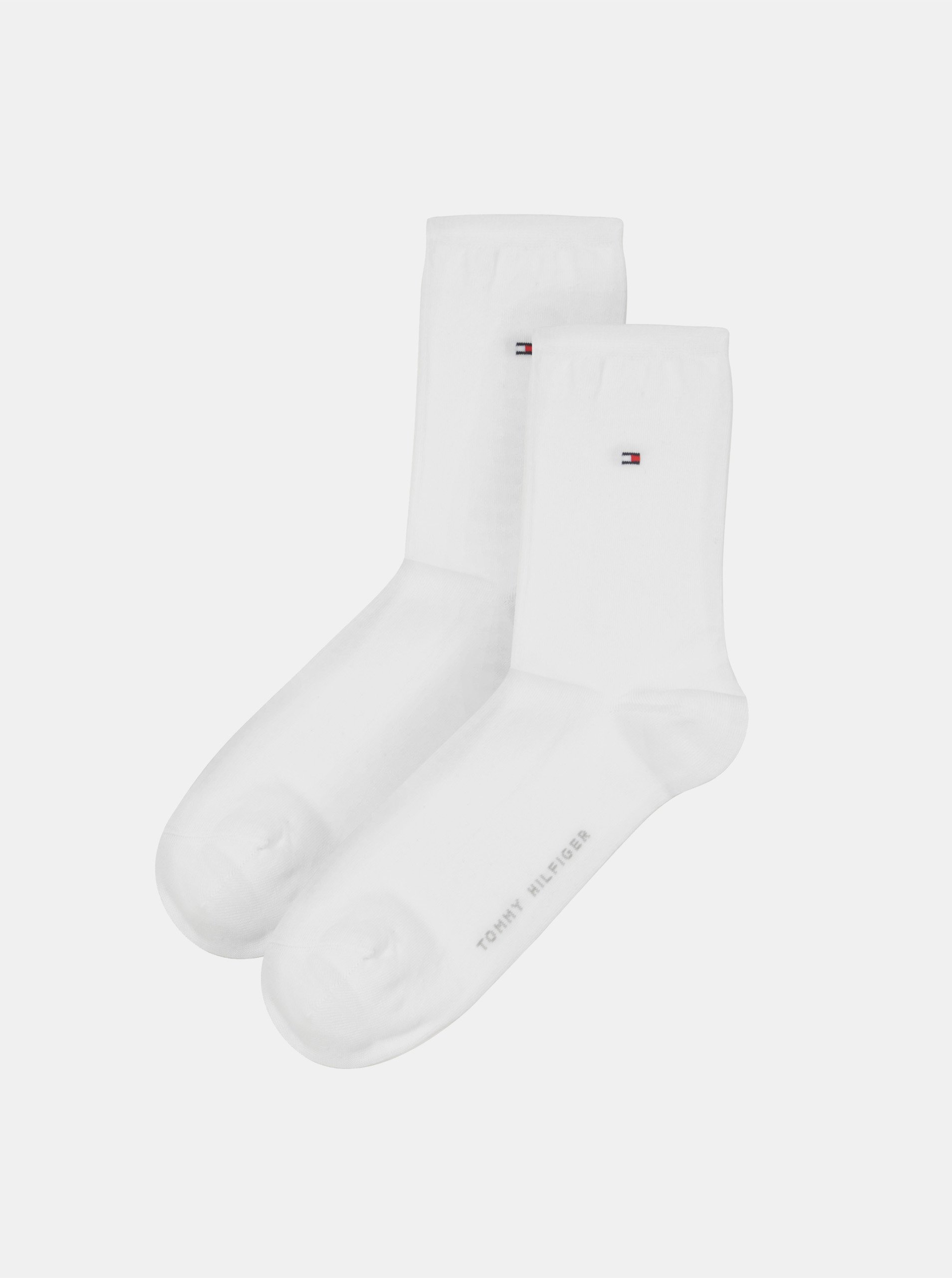 Set of two pairs of tommy Hilfiger women's white socks - Women