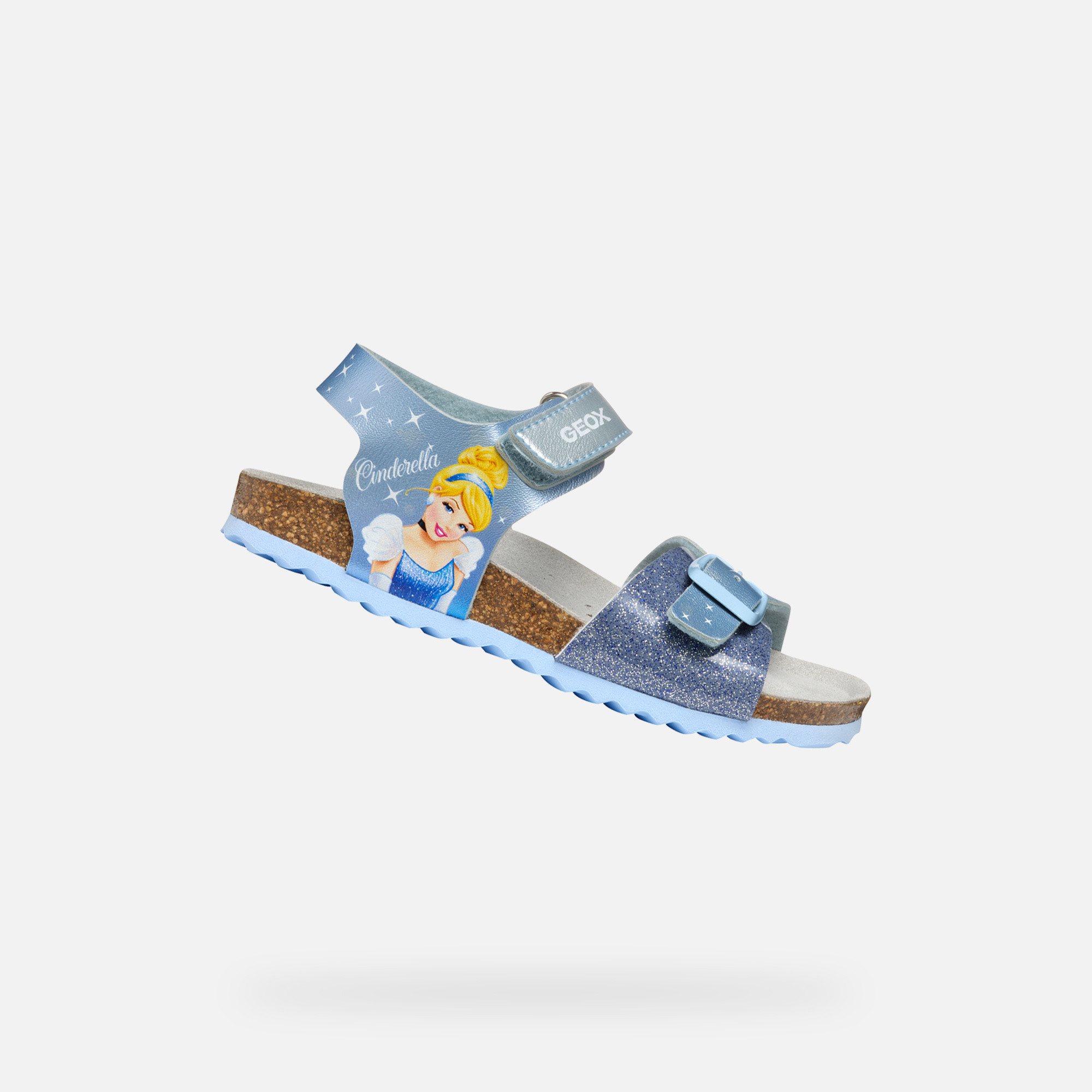 Blue Girls Sandals Geox Adriel - Girls