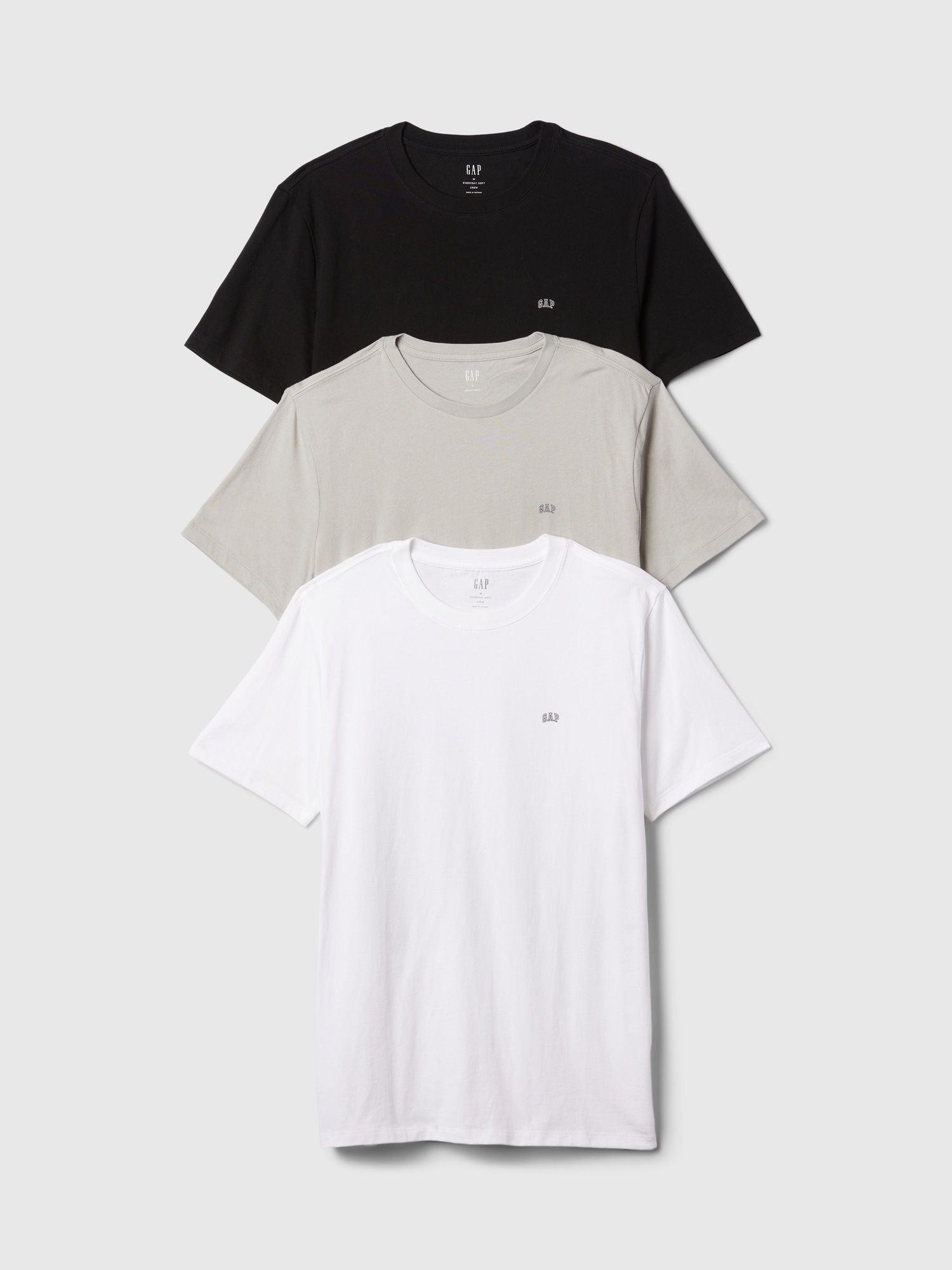 Мъжка тениска GAP с лого, 3 части