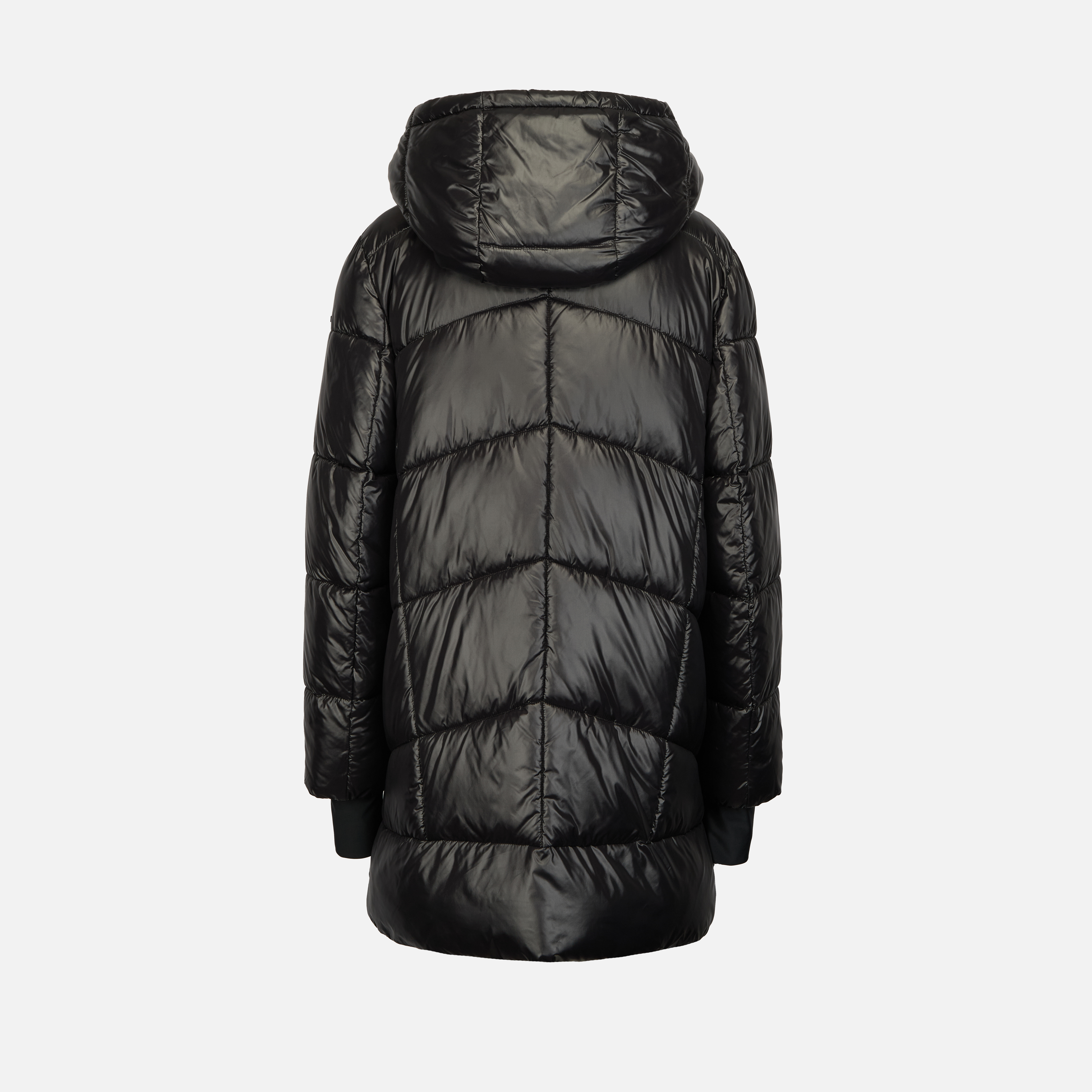 Black Women's Down Jacket Geox Serilda - Women's