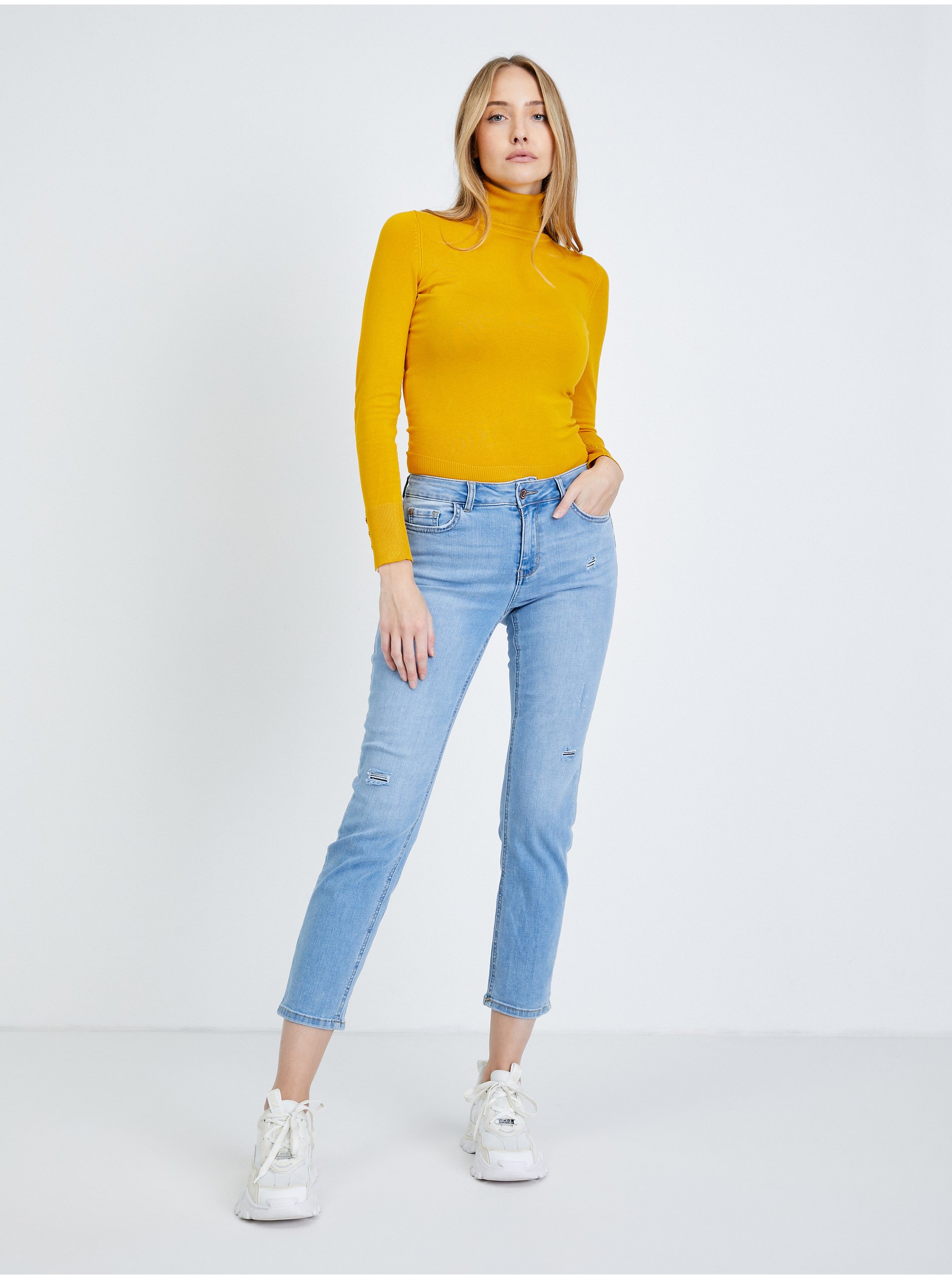Straight fit pentru femei ORSAY - albastru deschis