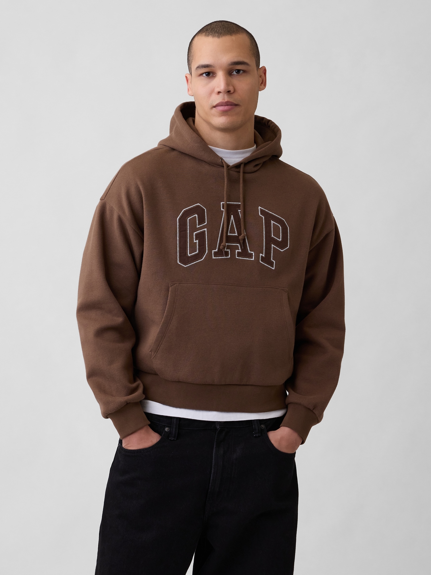 Суитшърт GAP Oversize с лого VintageSoft
