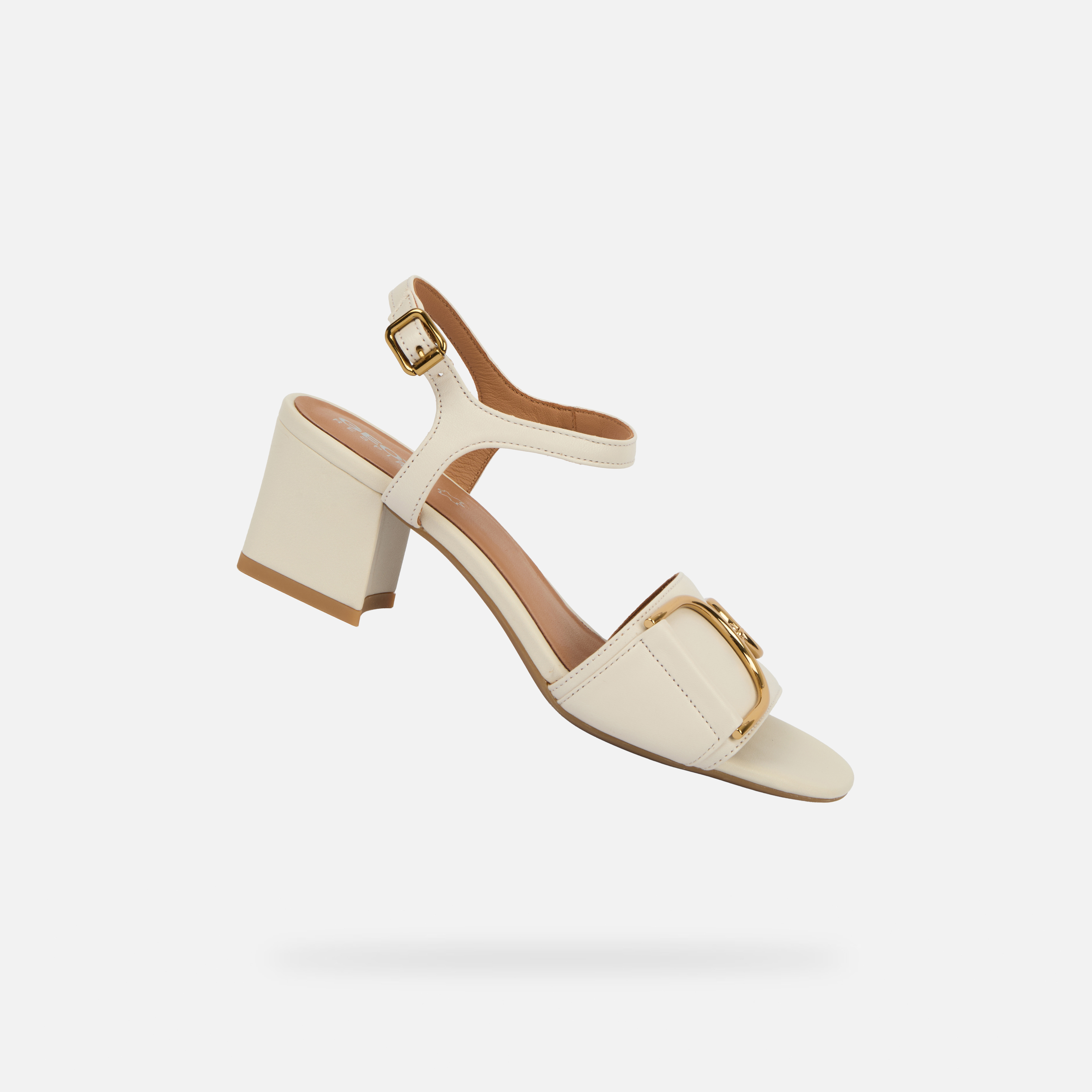 Cream Women&#039;s Sandals Geox New Eraklia 50 - Women&#039;s