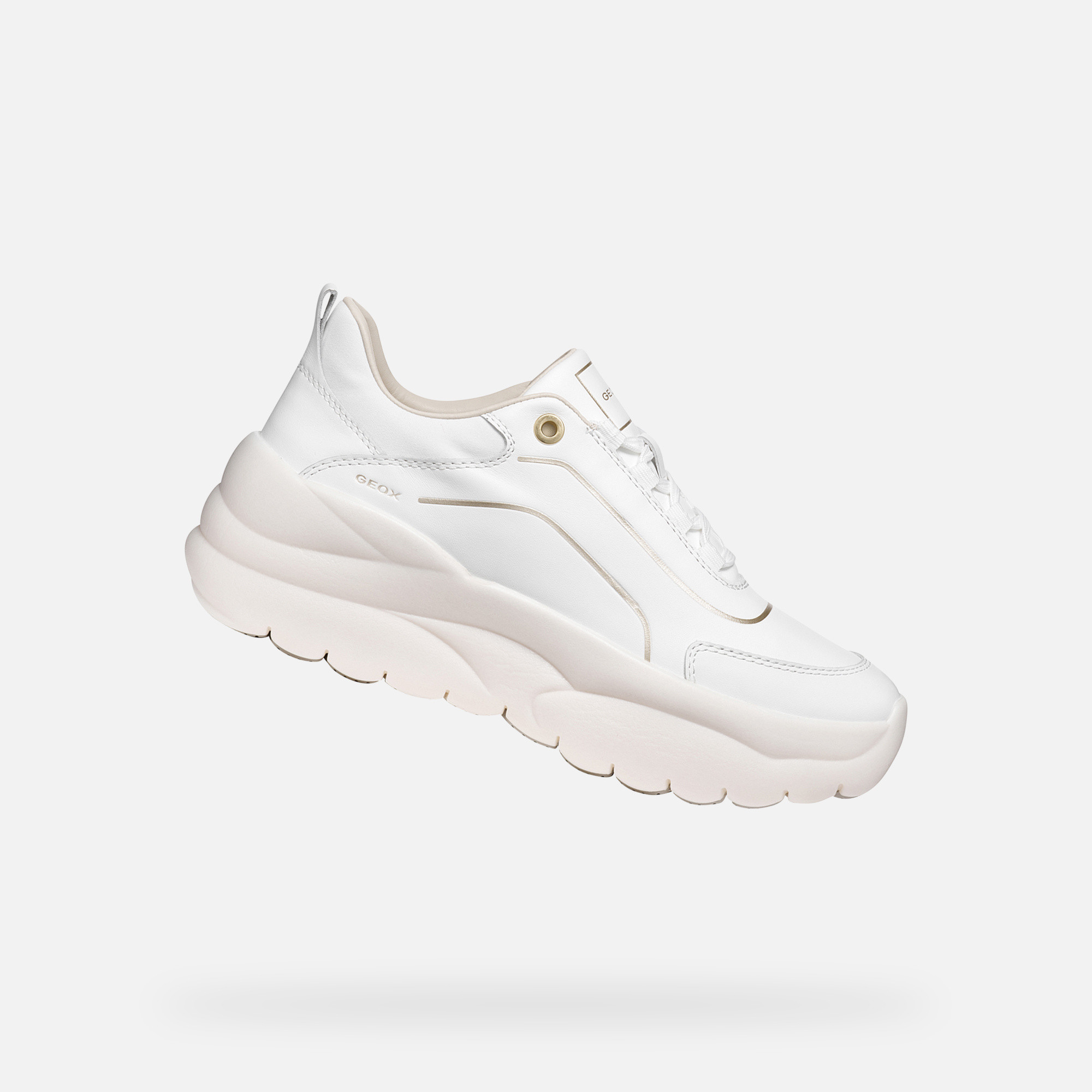 Bílé dámské tenisky Geox Xtros - Dámské