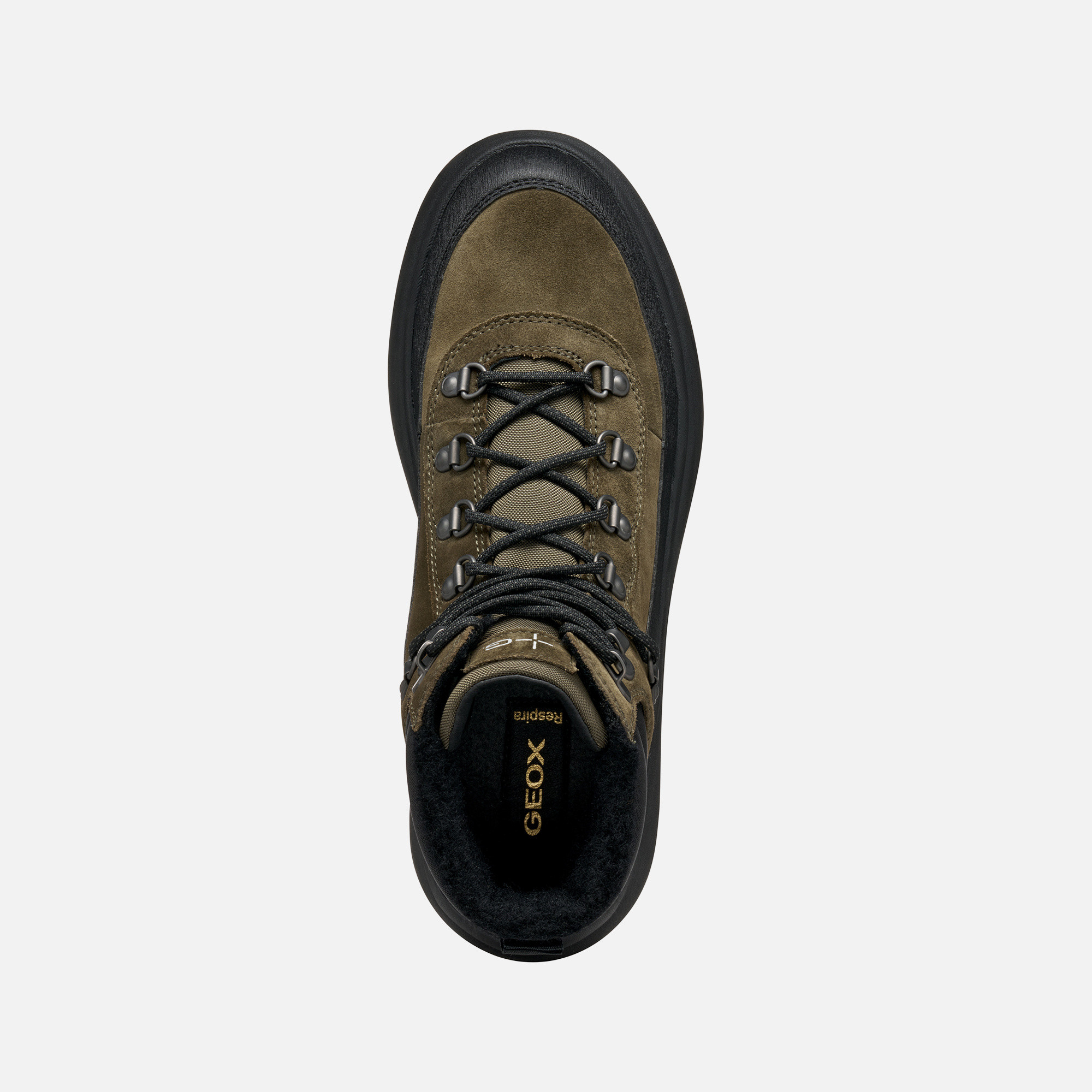 Khaki men&#039;s ankle boots Geox Granito + Grip B A - Men&#039;s