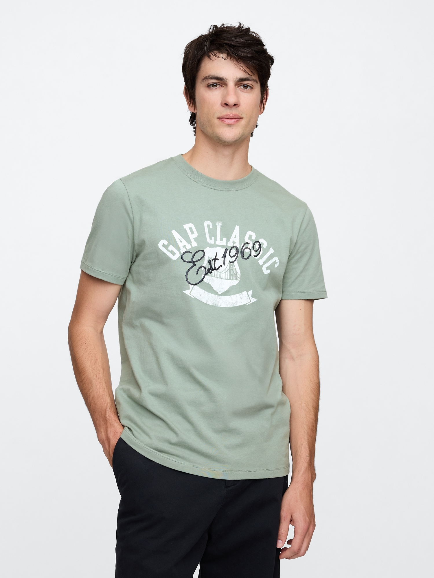 GAP T-shirt with logo - Men&#039;s