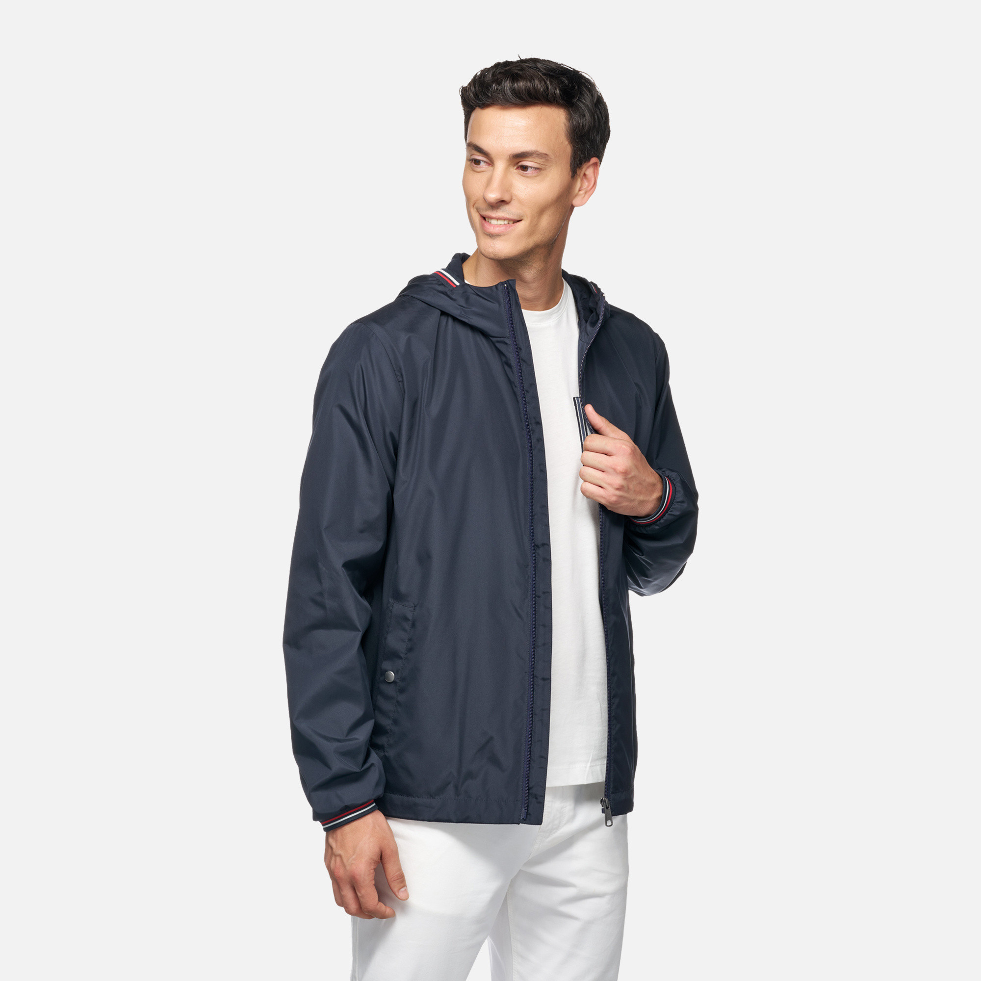 Dark Blue Men's Geox Jharrod Jacket - Men