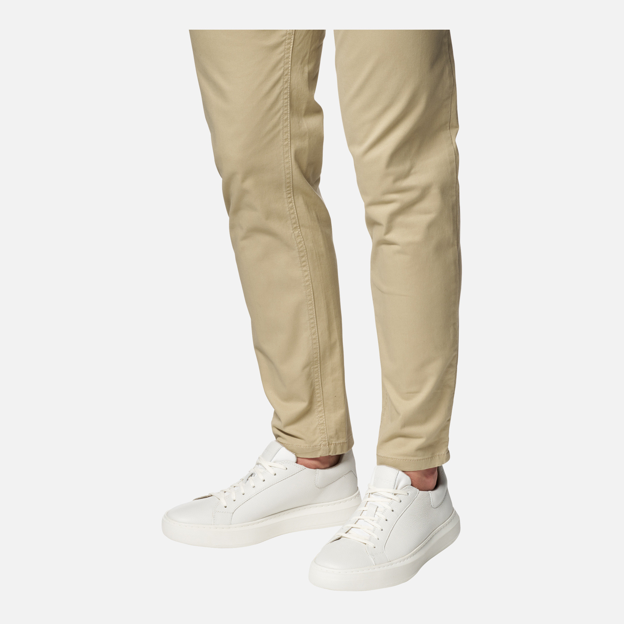White men's sneakers Geox Deiven - Men's