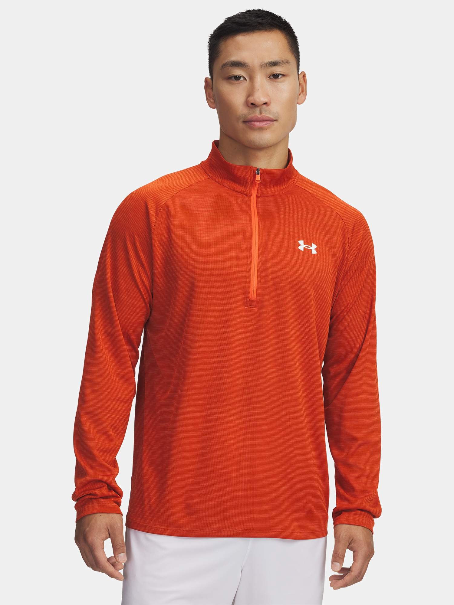 Men's Under Armour UA Tech Textured 1/2 Zip-ORG T-Shirt - Men's