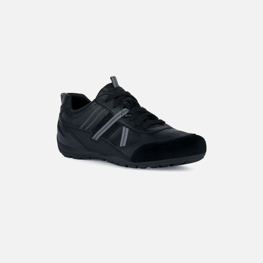 Black men's sneakers Geox Ravex - Men's