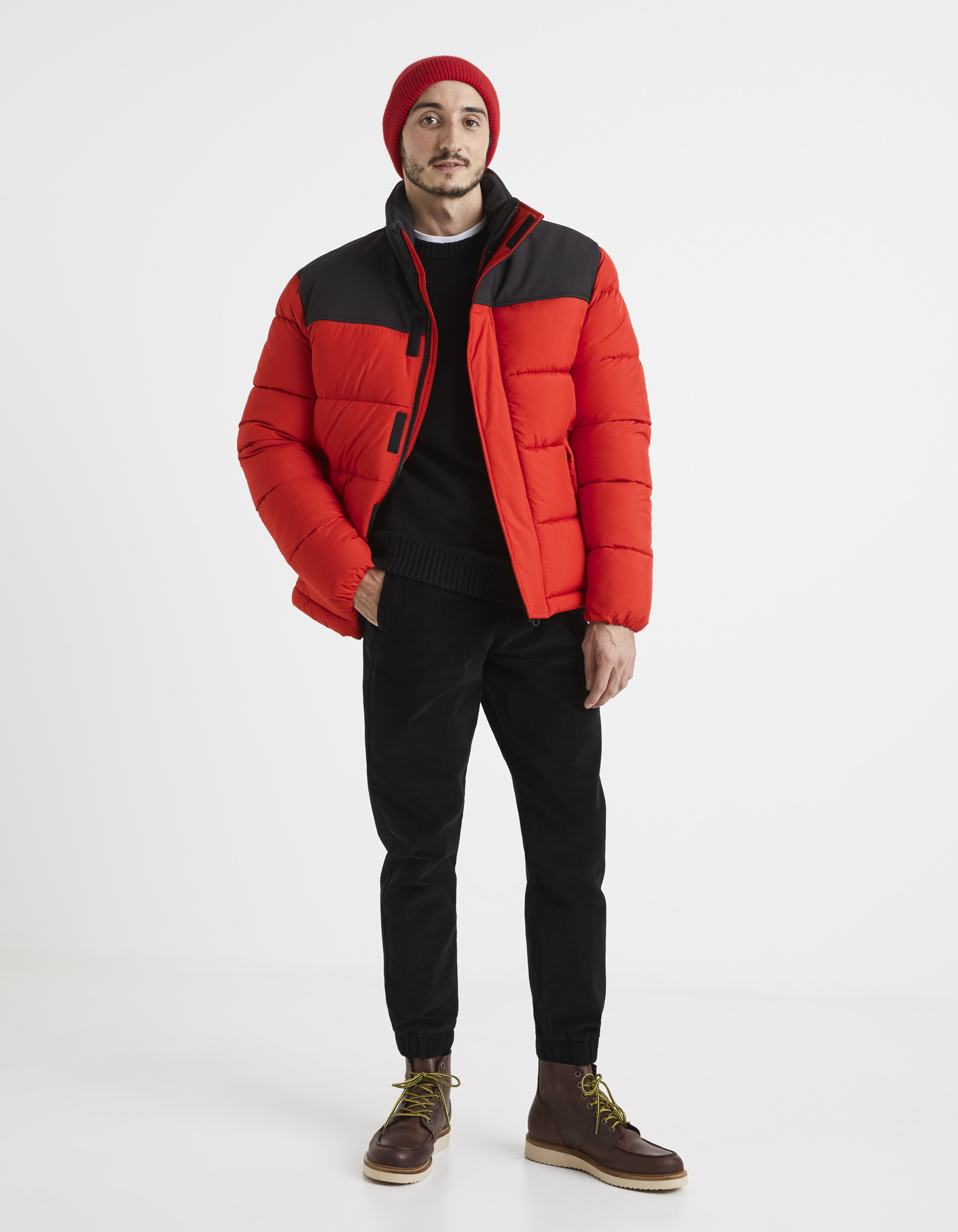 Jachete de iarna pentru barbati Celio - rosu