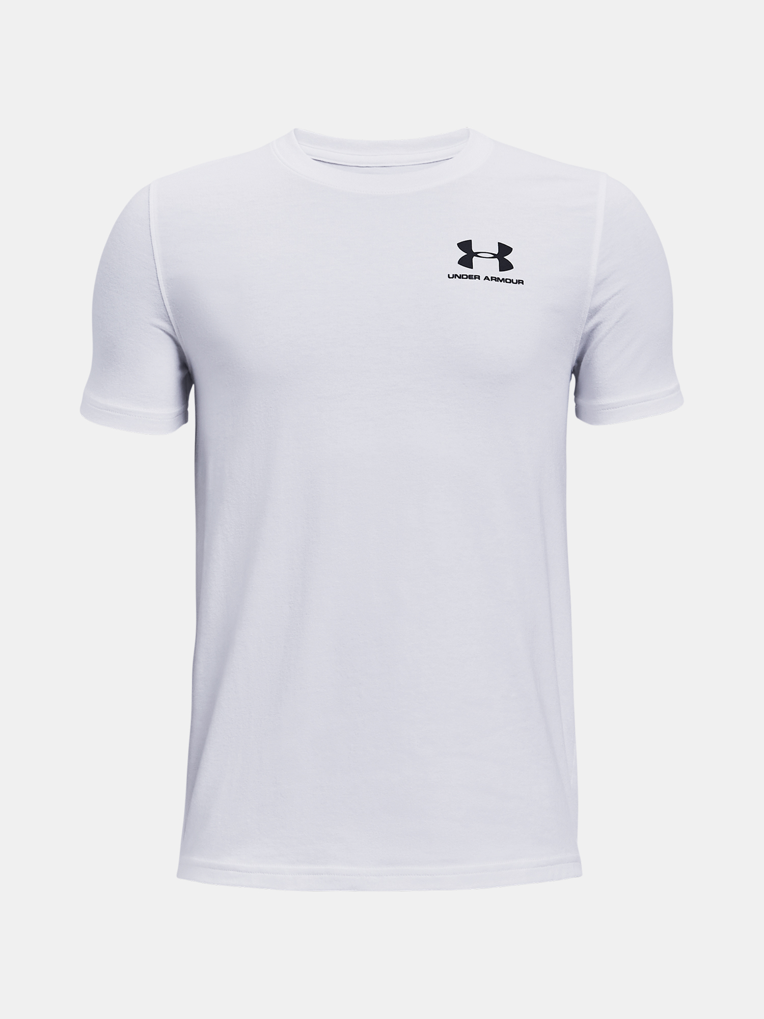 Under Armour T-shirt Cotton Ss-Wht - Boys