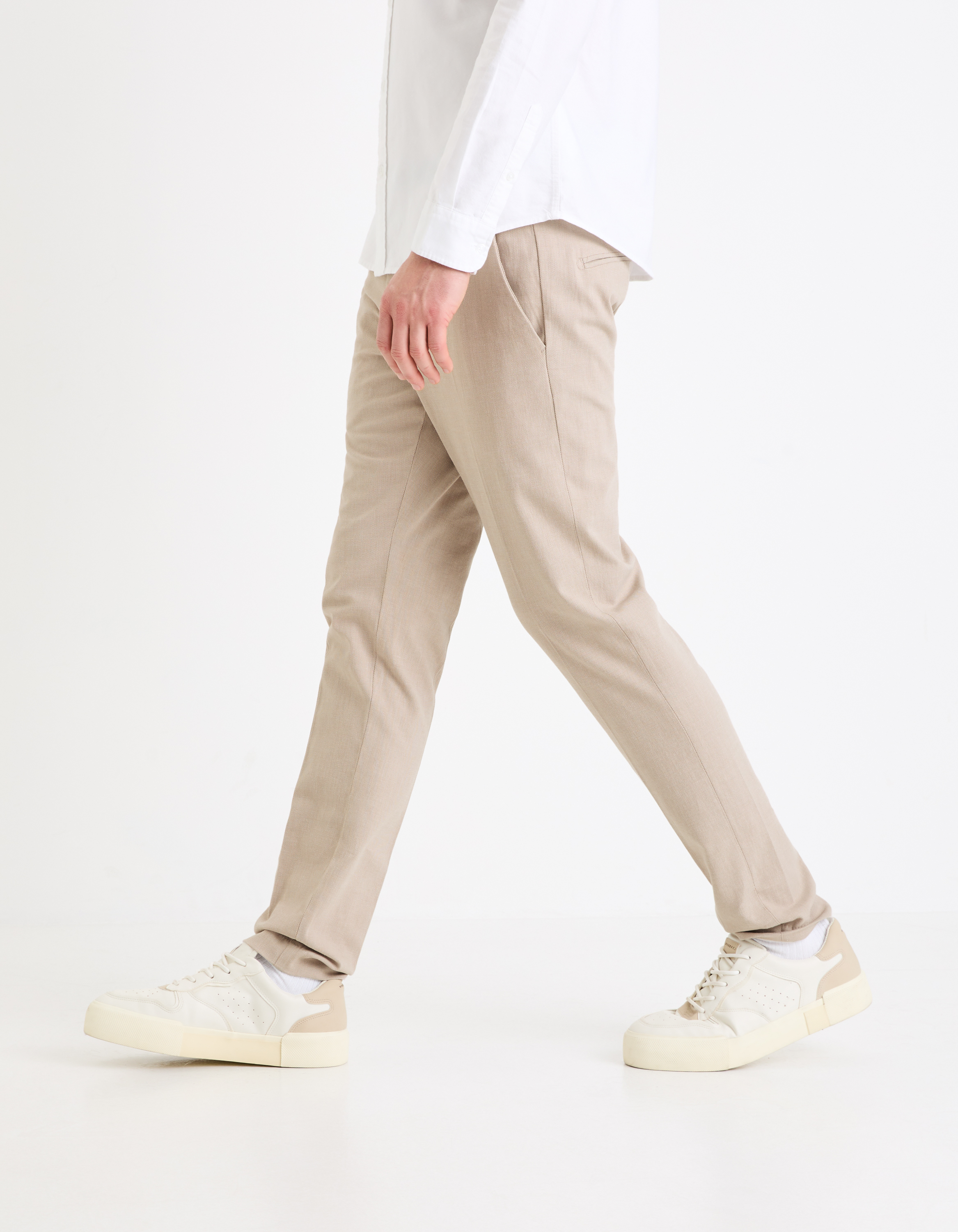 Pantaloni chino pentru barbati Celio - bej