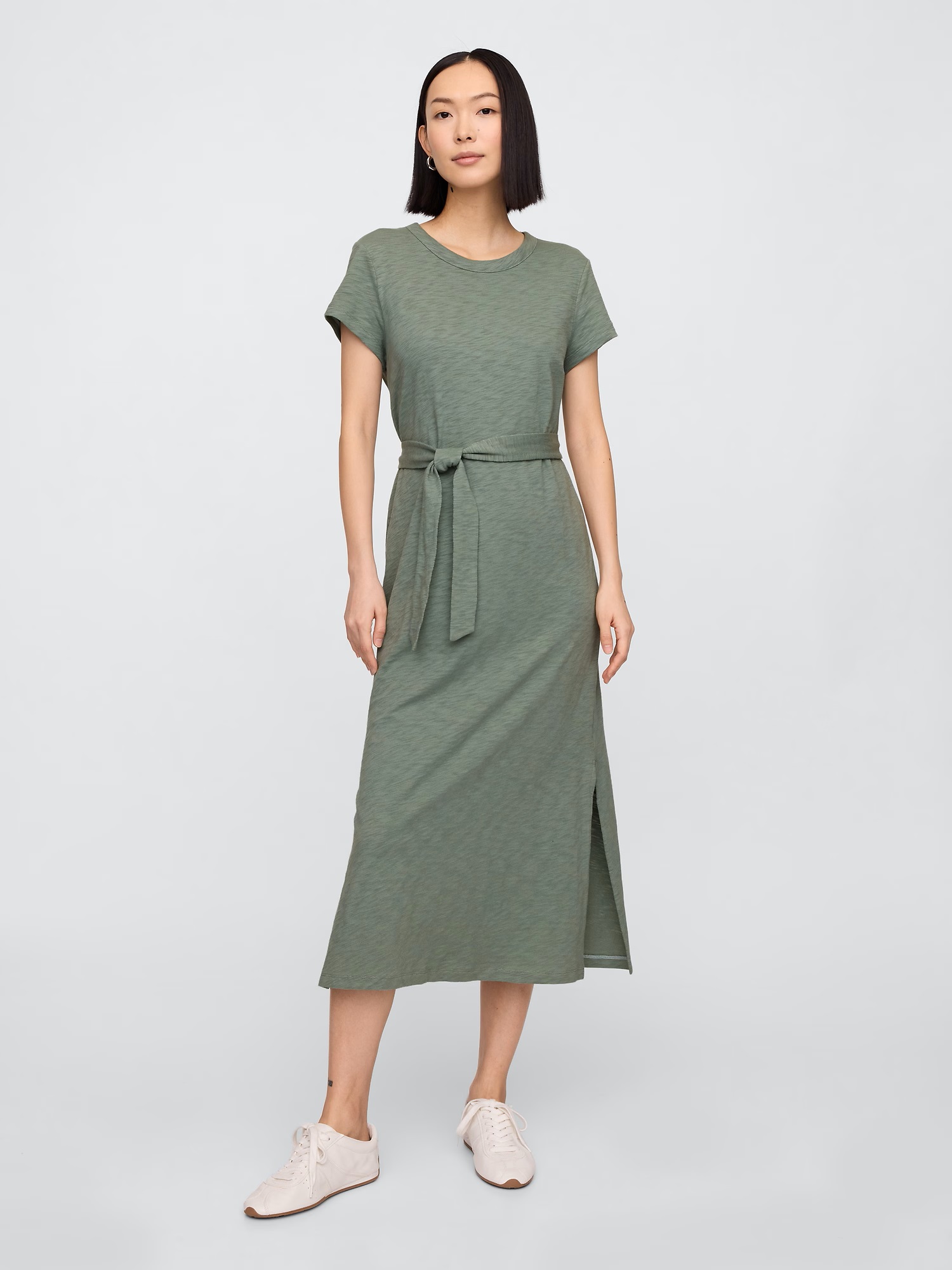 GAP Midi dress with belt - Womens