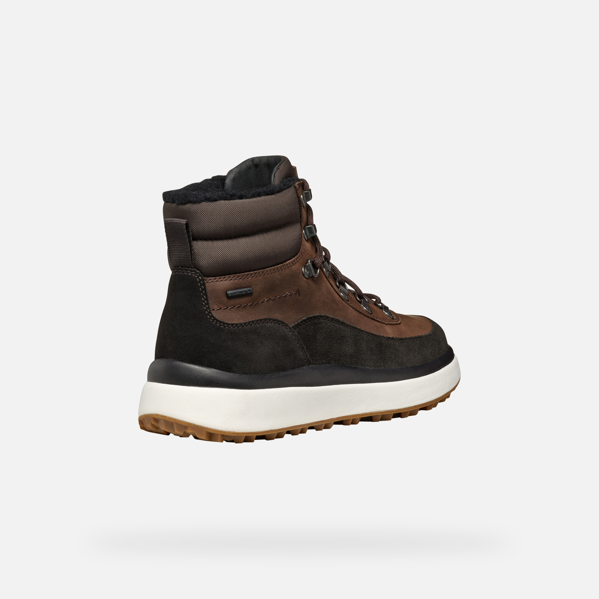 Brown men&#039;s ankle boots Geox Granito + Grip A - Men
