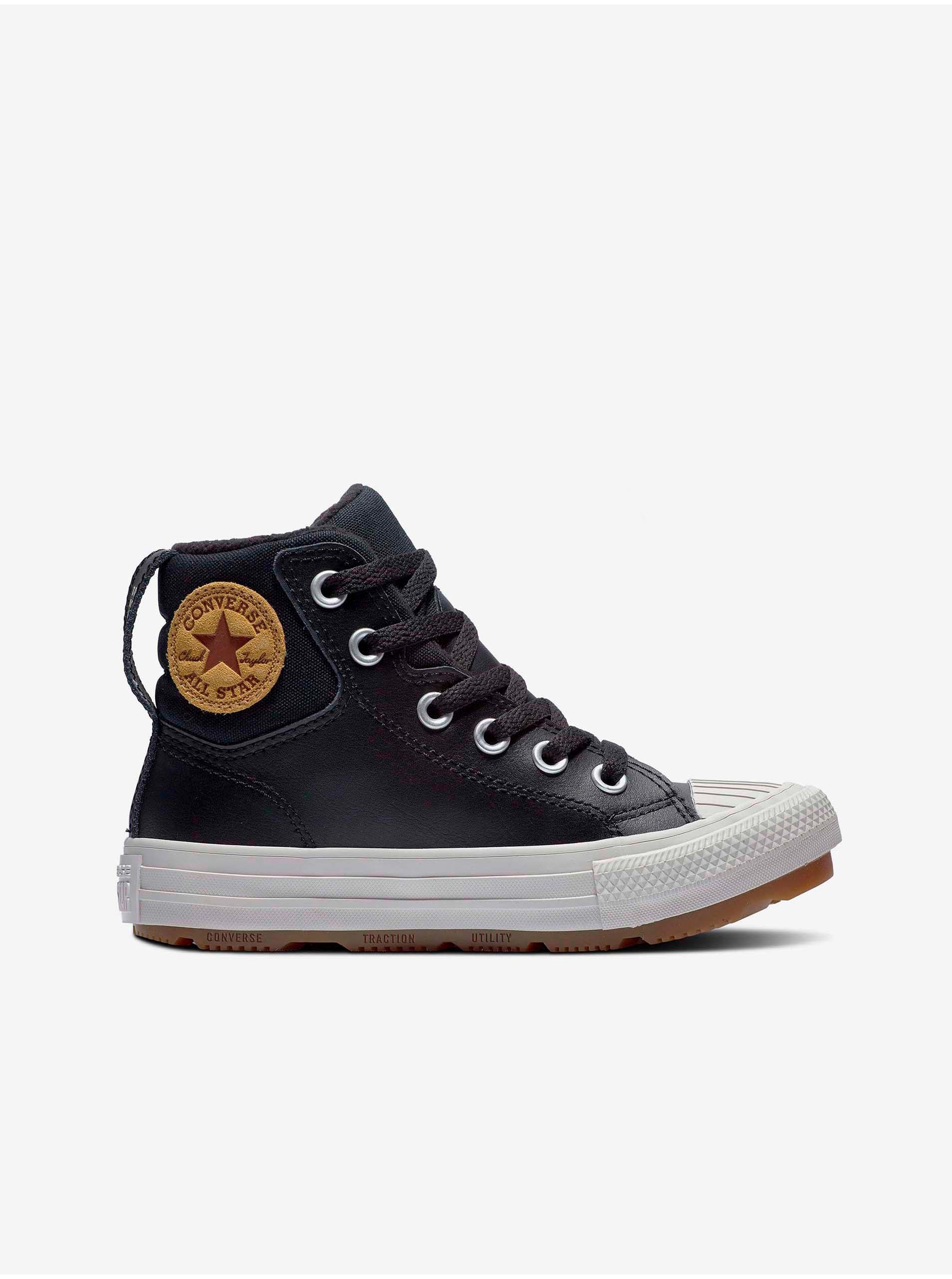Black Boy Ankle Leather Sneakers Converse Chuck Taylor All Star - Unisex