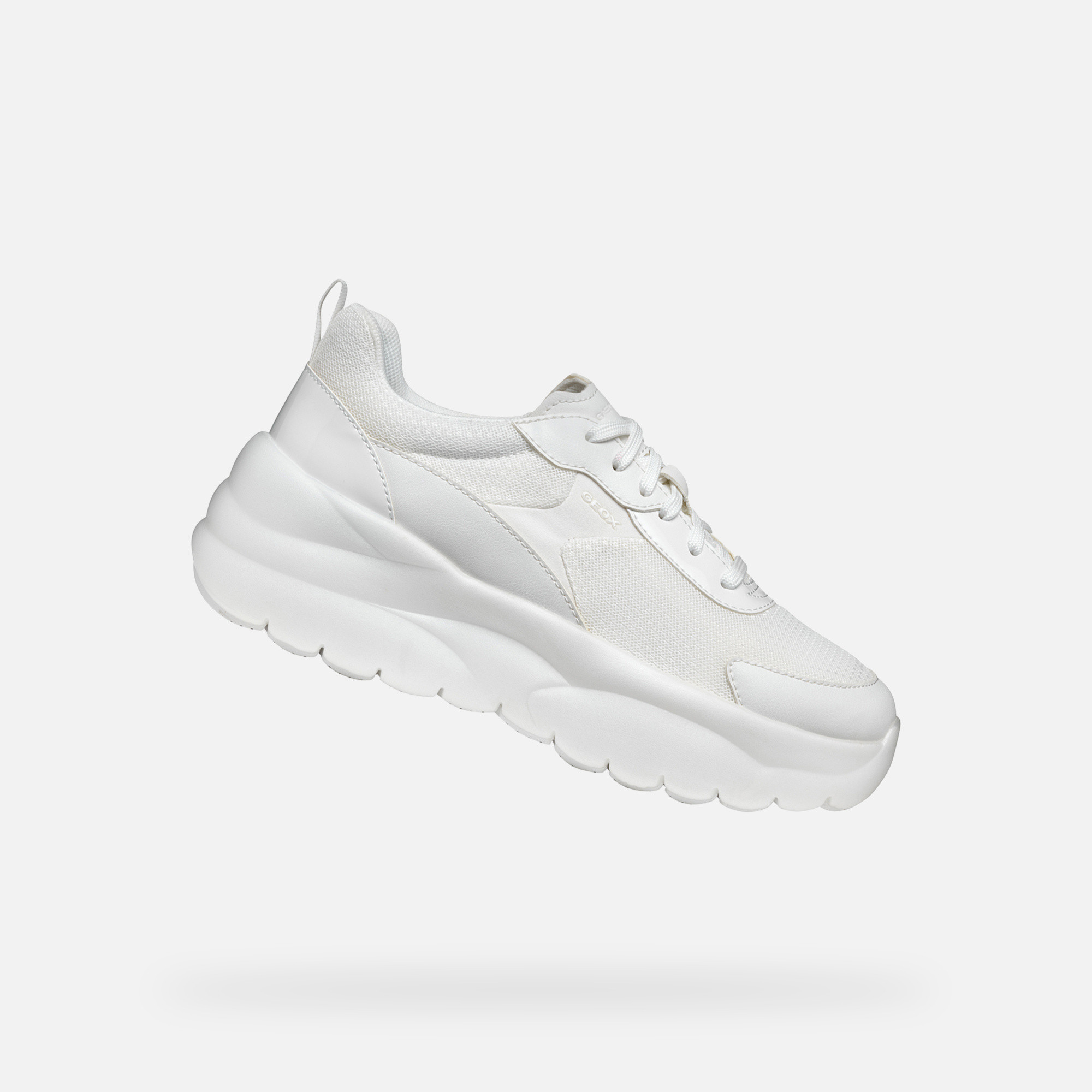 White women's sneakers Geox Xtors - Women's