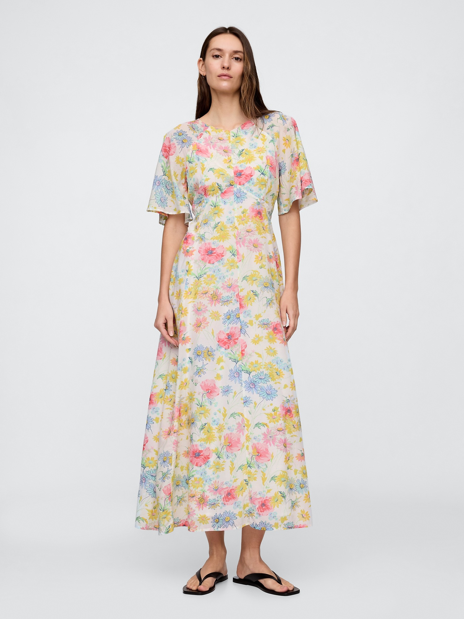 GAP Floral maxi dress - Womens