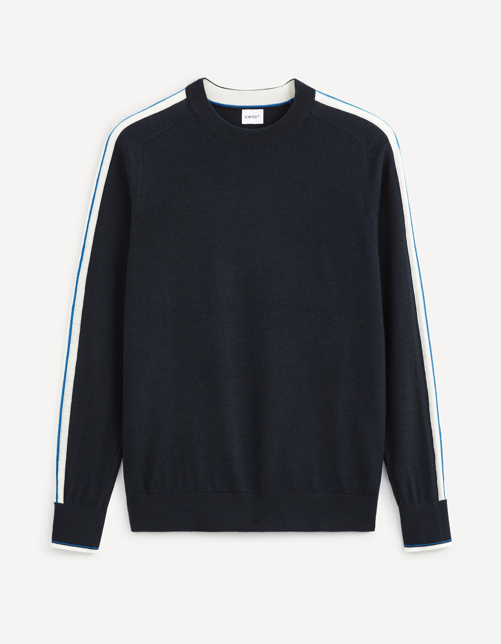 Pulovere pentru barbati Celio - albastru inchis