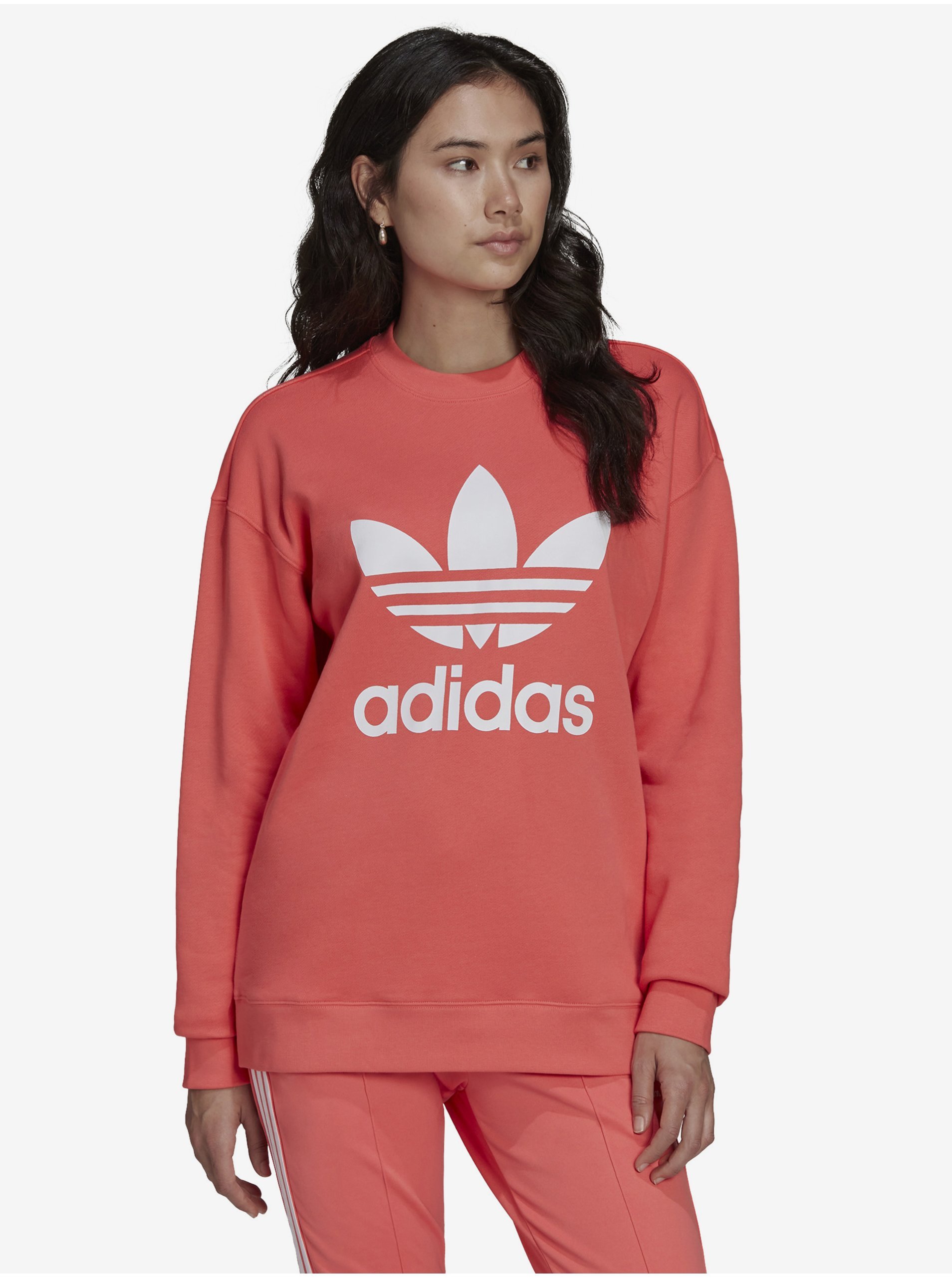 Pink Womens Sweatshirt Adidas Originals - Women