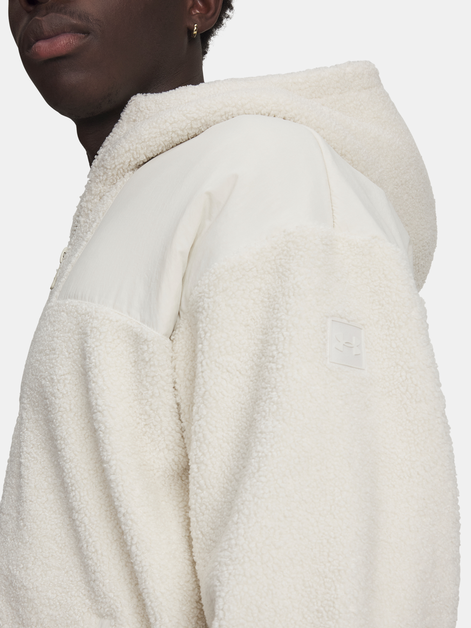 Men&#039;s Under Armour UA High Pile Fleece FZ-WHT Sweatshirt - Men&#039;s