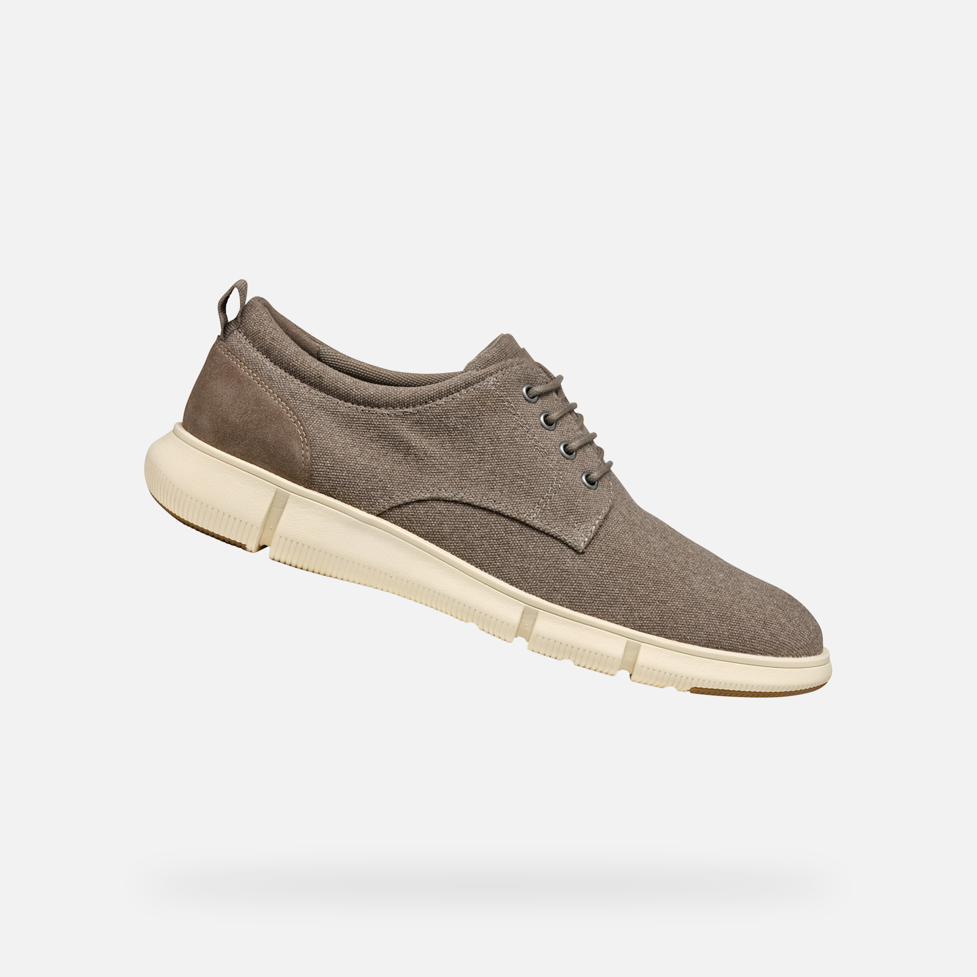 Light grey men&#039;s sneakers Geox Adacter F - Men&#039;s