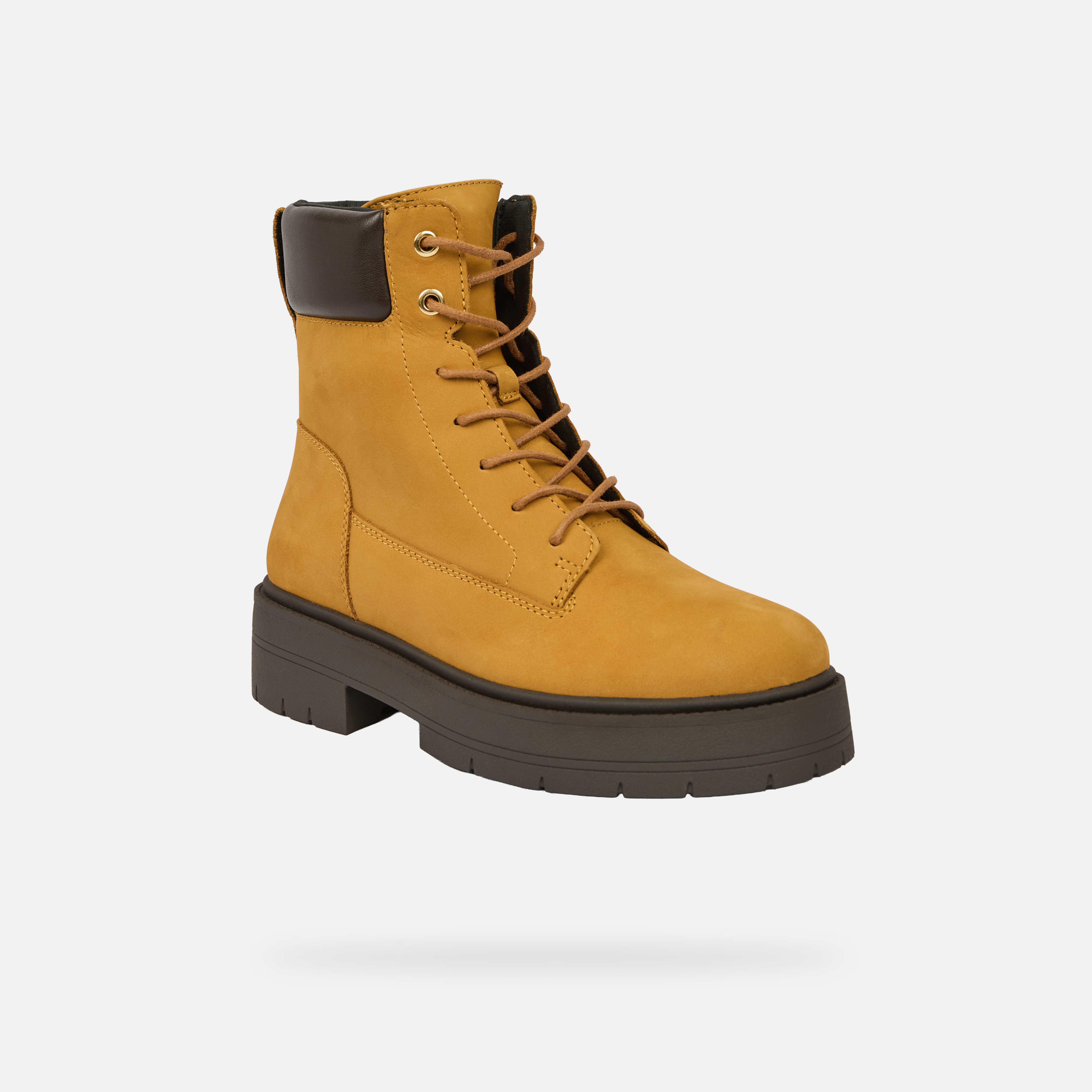 Yellow Women's Ankle Boots Geox Spherica EC7 - Womens