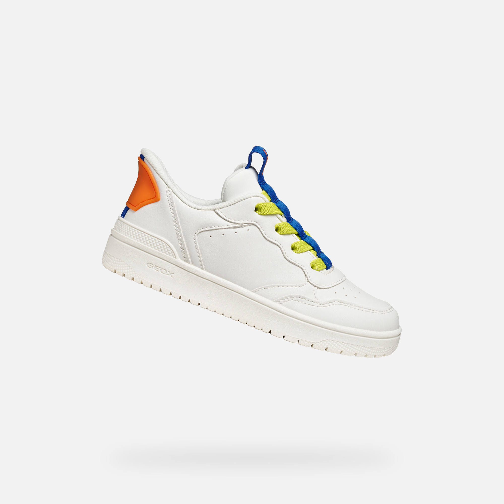 White boys sneakers Geox Washiba Fast In - Boys