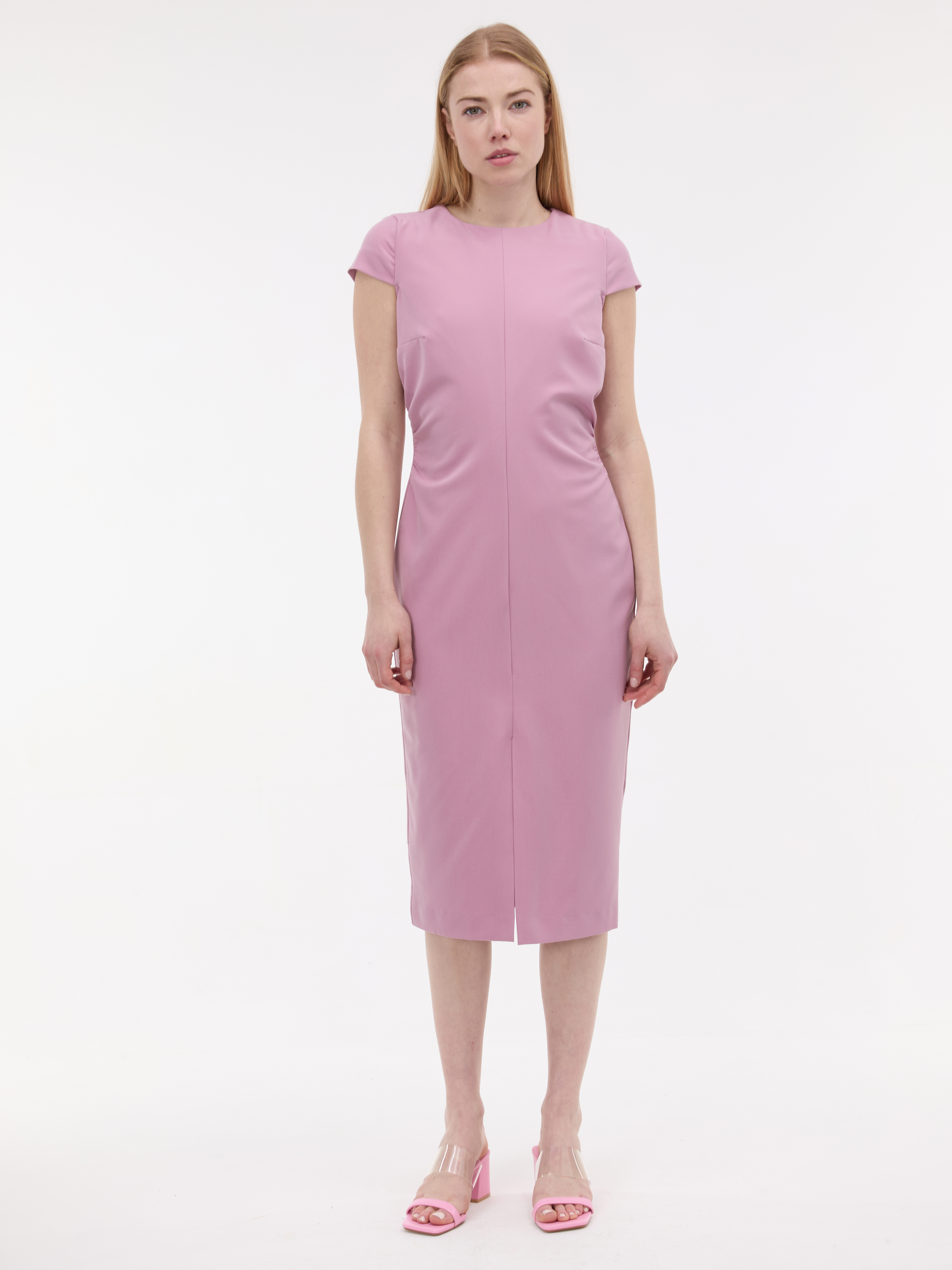 Světle růžové pouzdrové šaty ORSAY