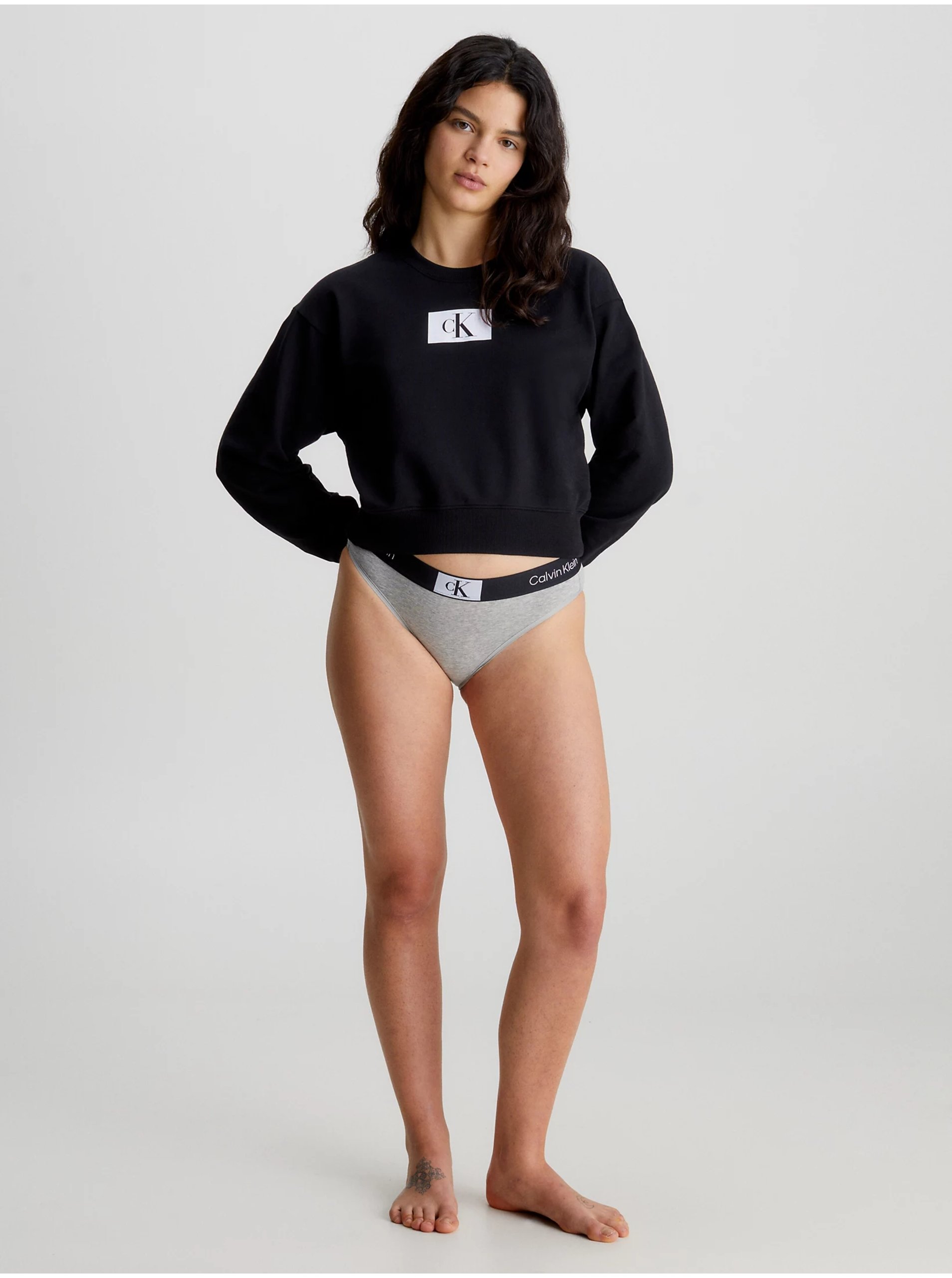 Black Women's Calvin Klein Underwear Sweatshirt - Women