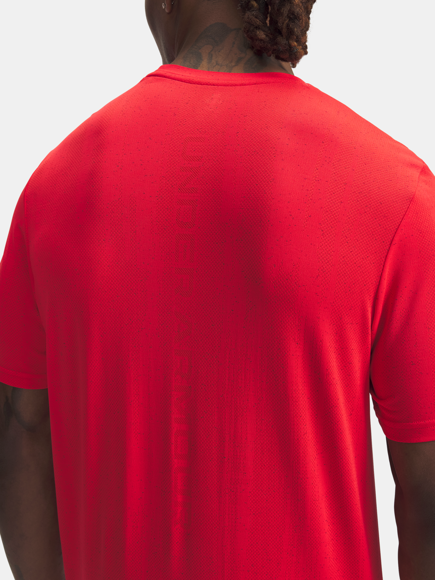 Men's Under Armour Vanish Seamless Novelty SS-RED T-Shirt - Men's