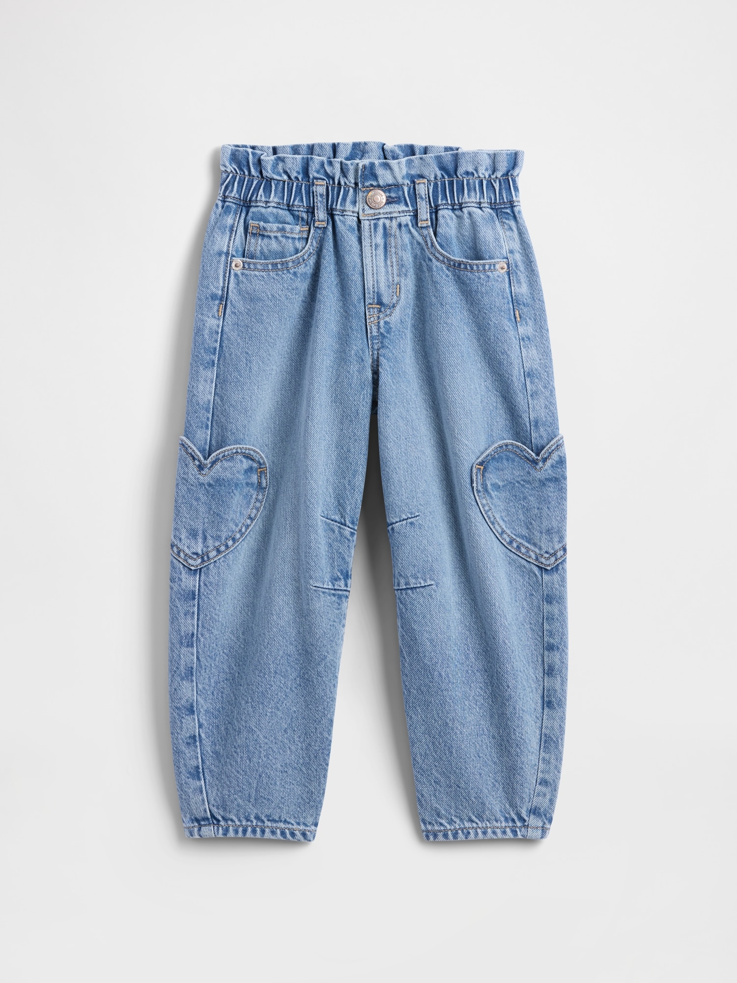 GAP Baby Jeans Paperbag Horseshoe - Girls
