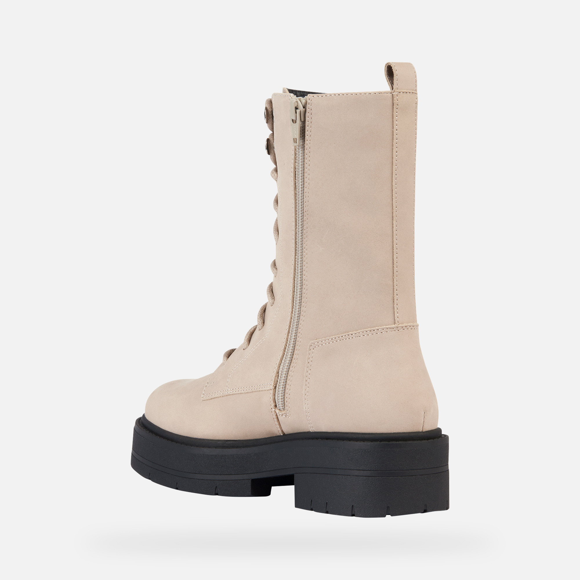 Beige Geox Spherica EC7 Women's Ankle Boots - Ladies