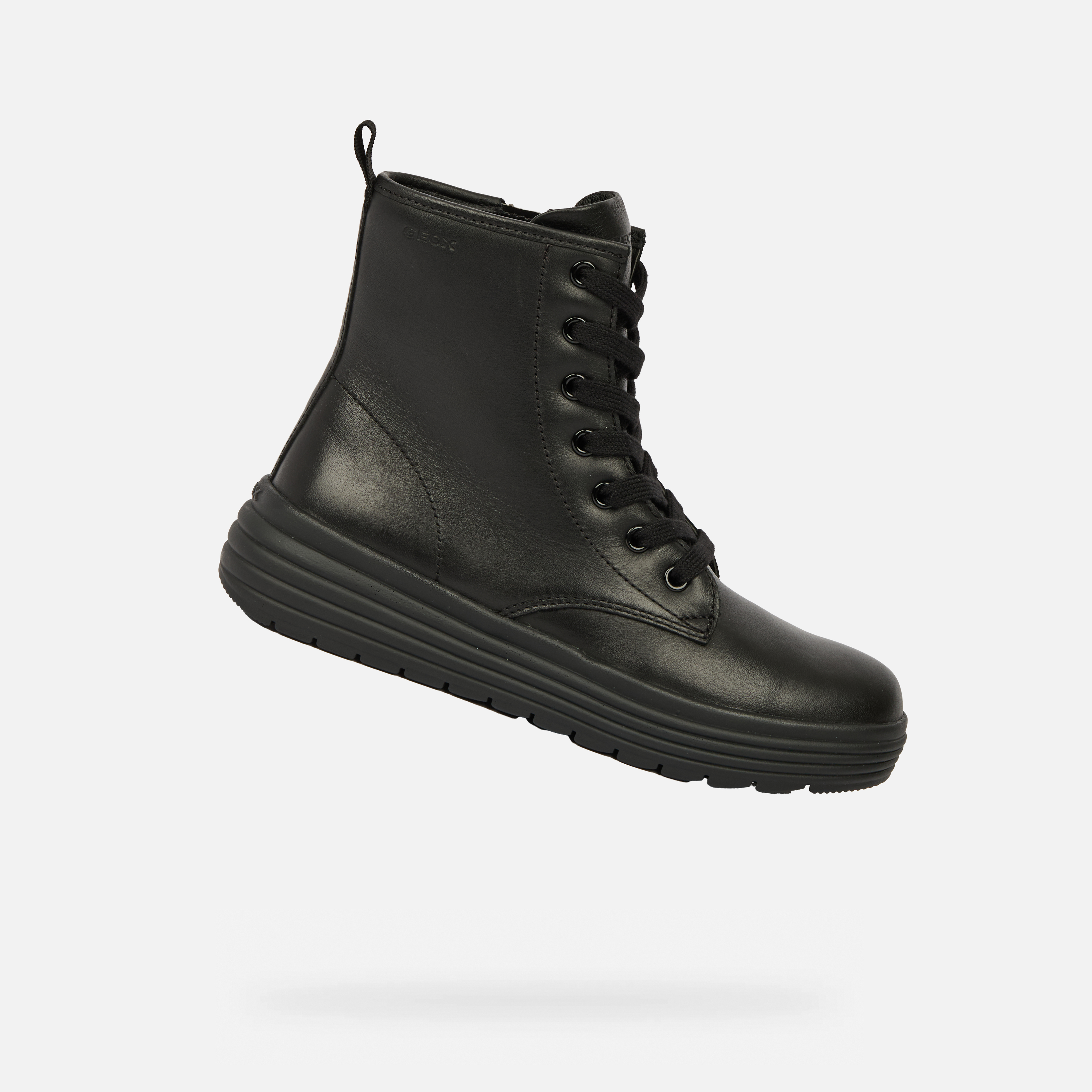 Black Girls Ankle Boots Geox Phaolae Girl - Girls