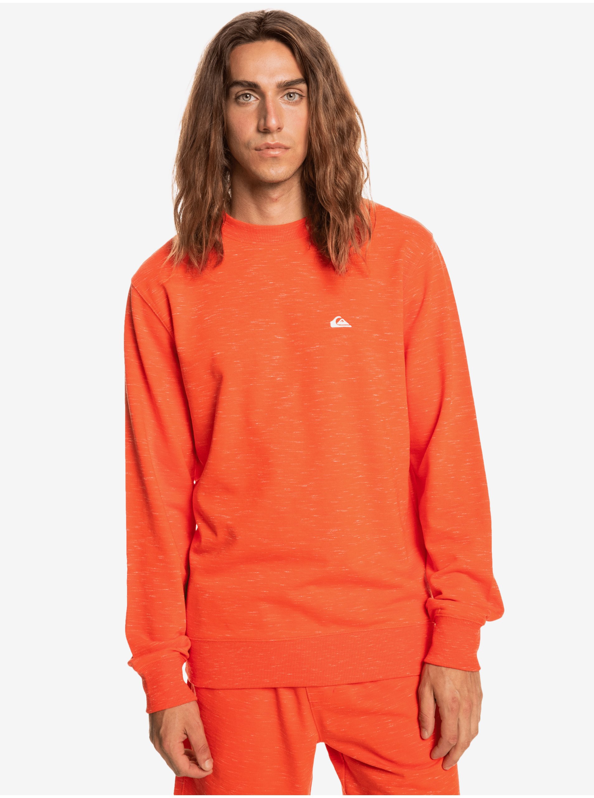 Orange Men's Sweatshirt Quiksilver Bayrise - Men