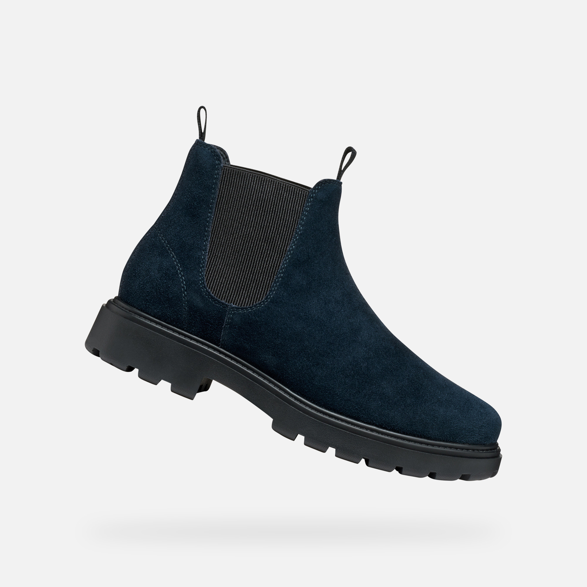 Geox Spherica EC7 Mens Ankle Boots Navy Blue - Mens