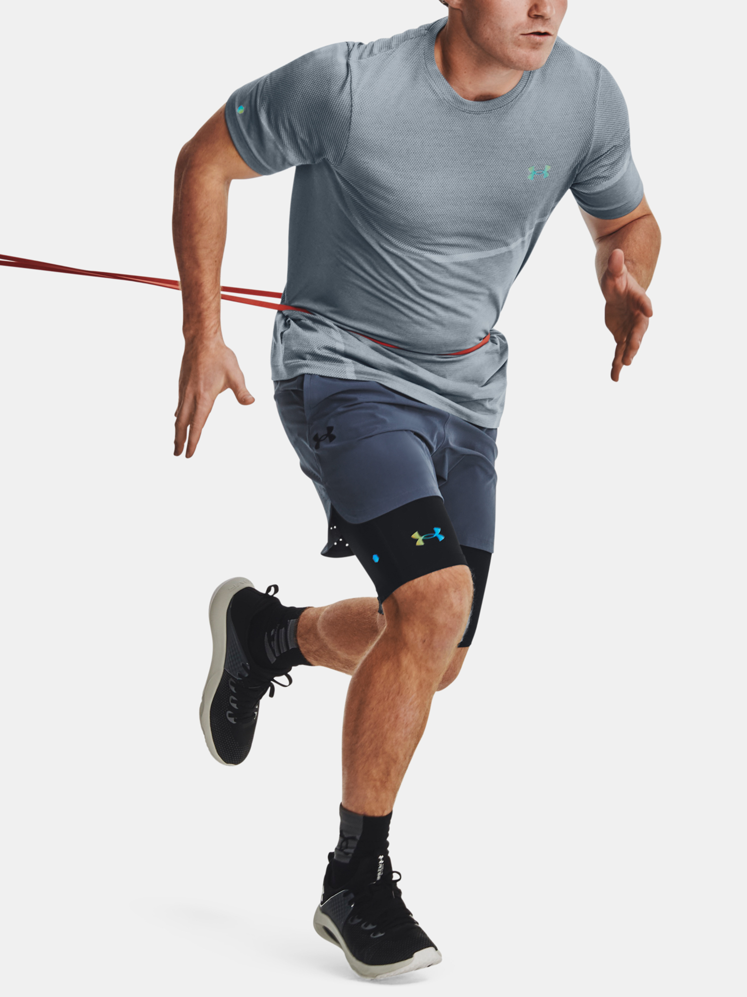 Pantaloni si pantaloni scurti pentru barbati Under Armour - gri