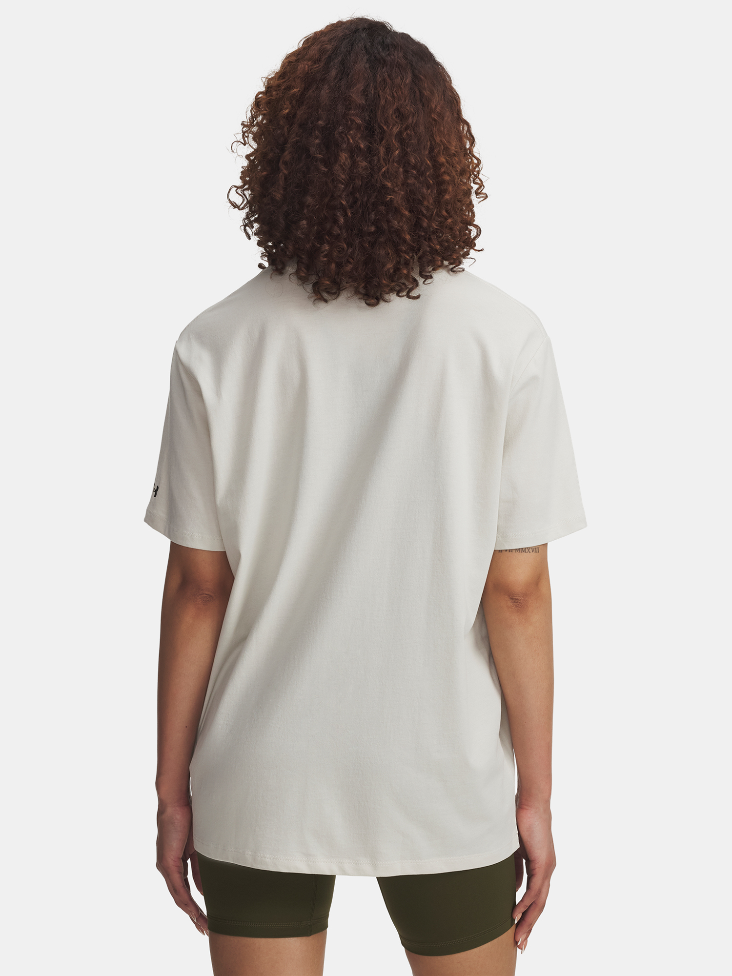 Women's T-shirt Under Armour Rival OS Campus Tee-WHT - Women's