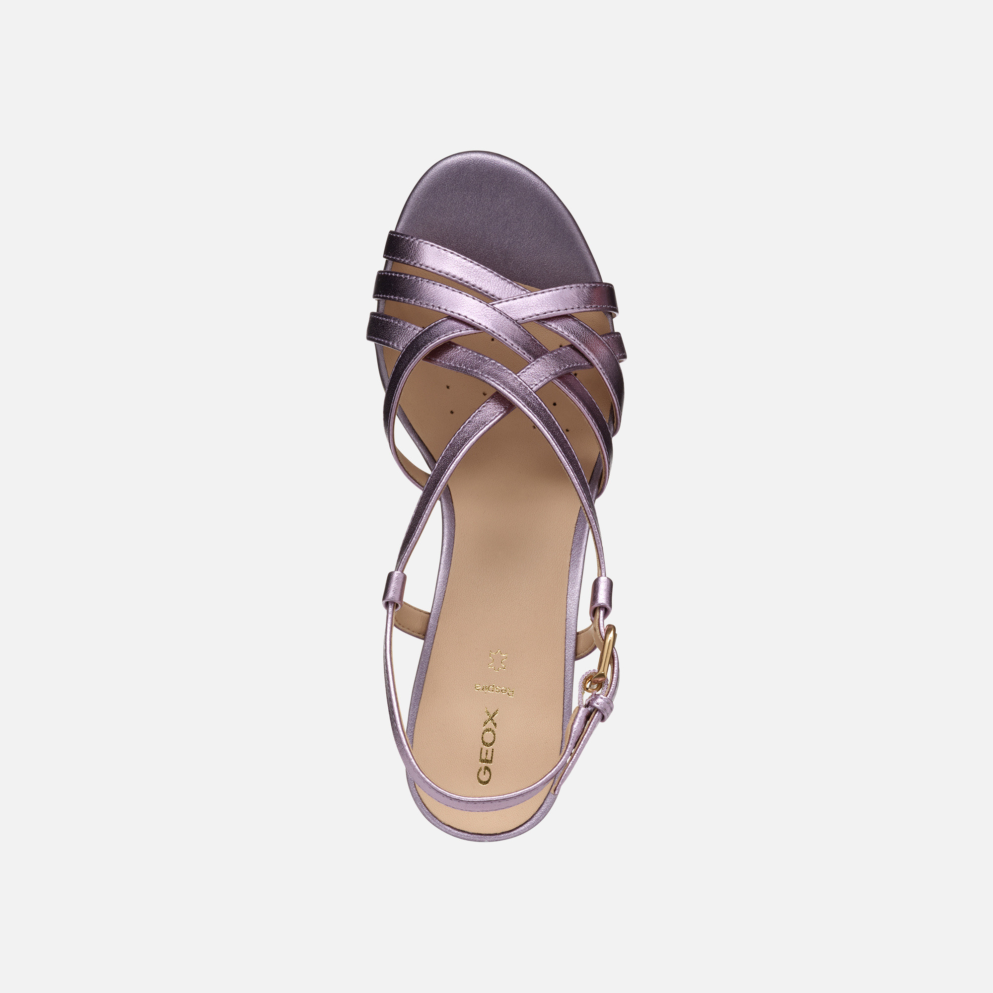 Purple women's sandals Geox Virnilisa 65 S - Women's
