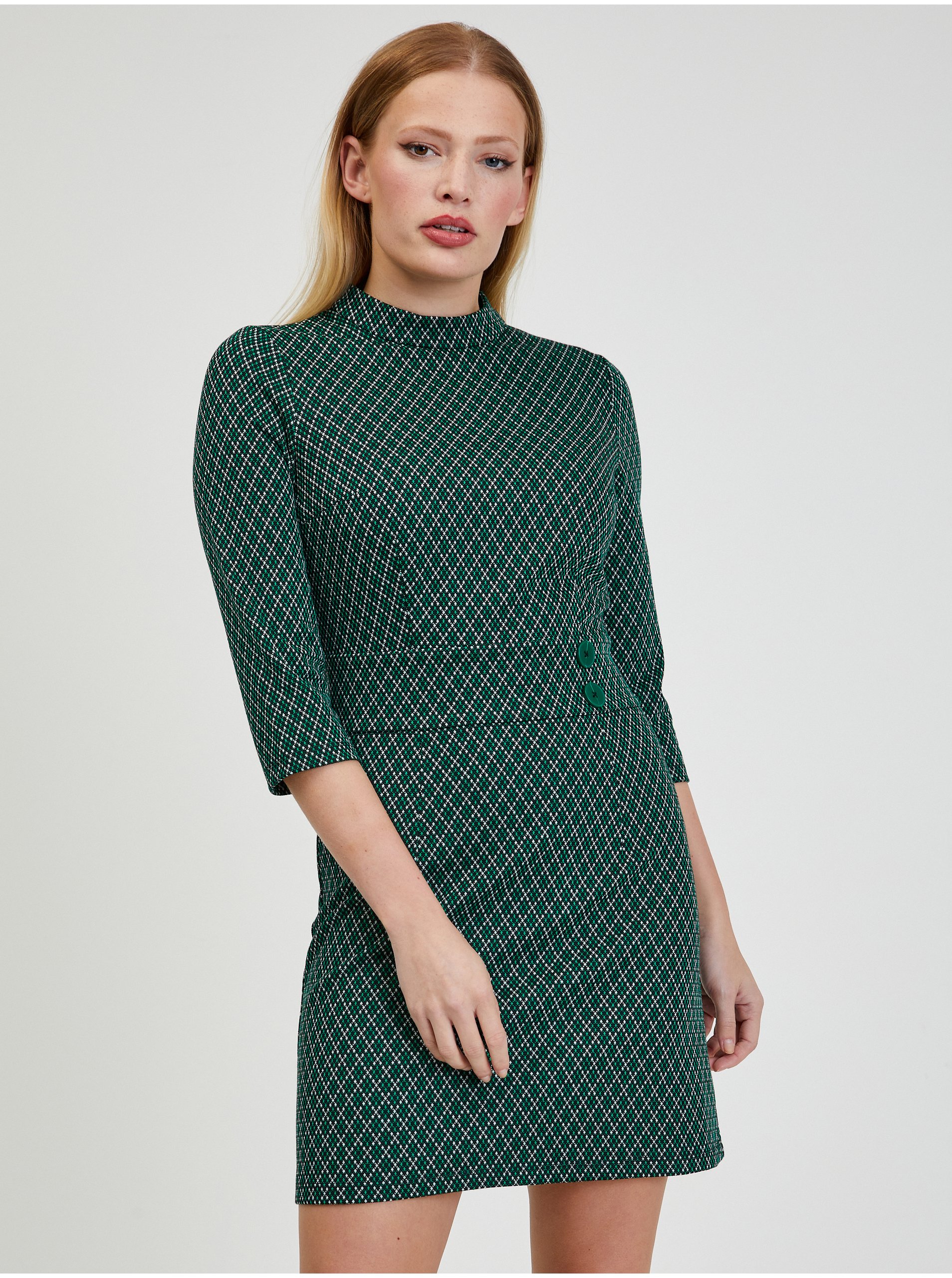 Orsay Green Ladies Patterned Dress - Women