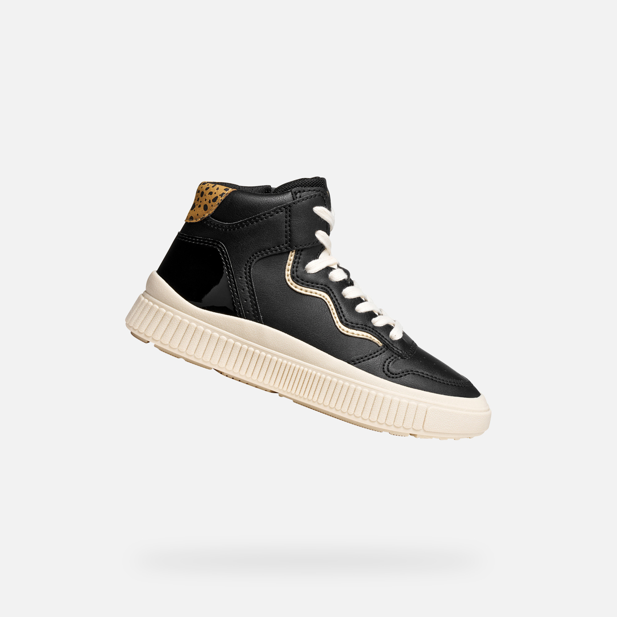 Black Girls Sneakers Geox Laquinny - Girls