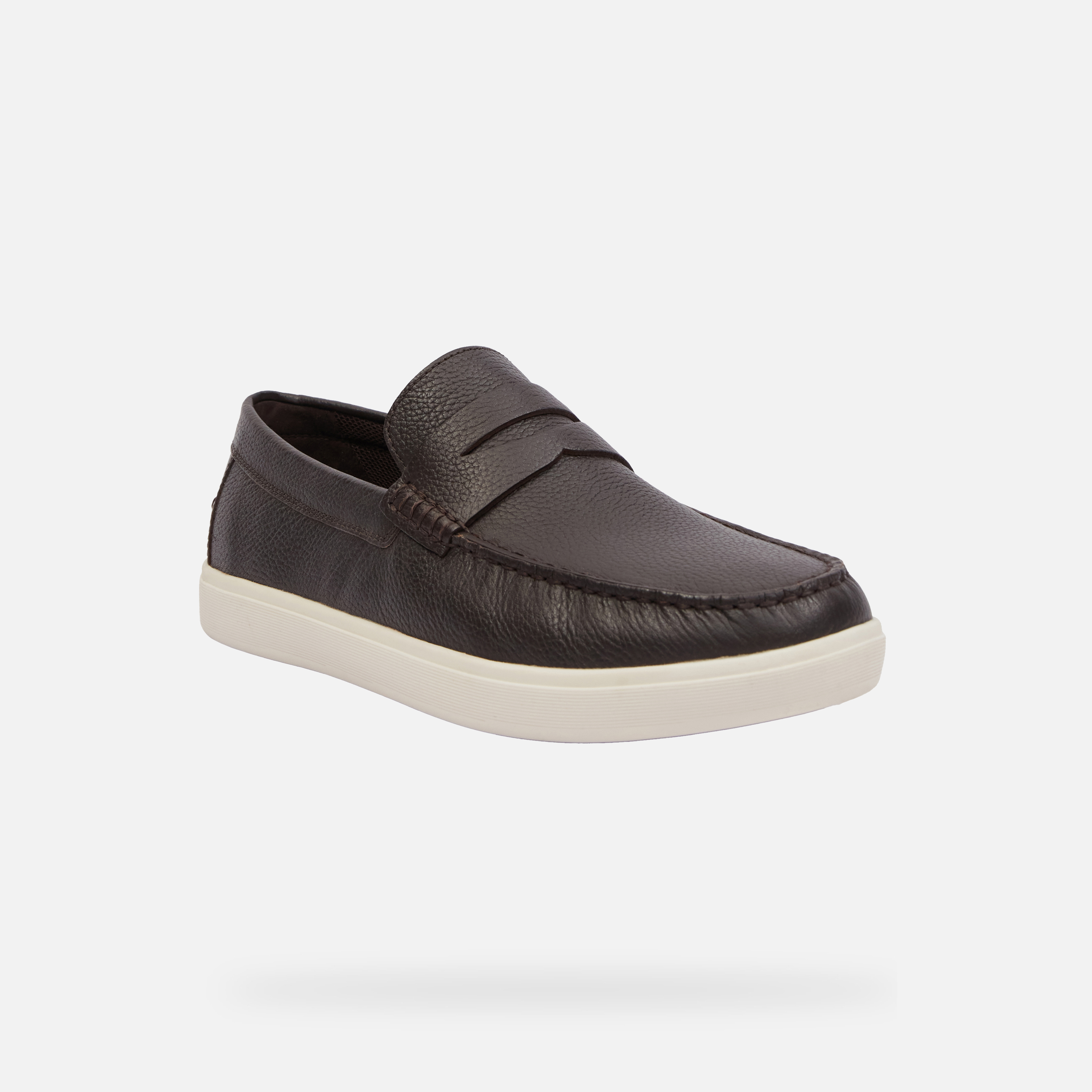 Brown men's moccasins Geox Avola - Men's