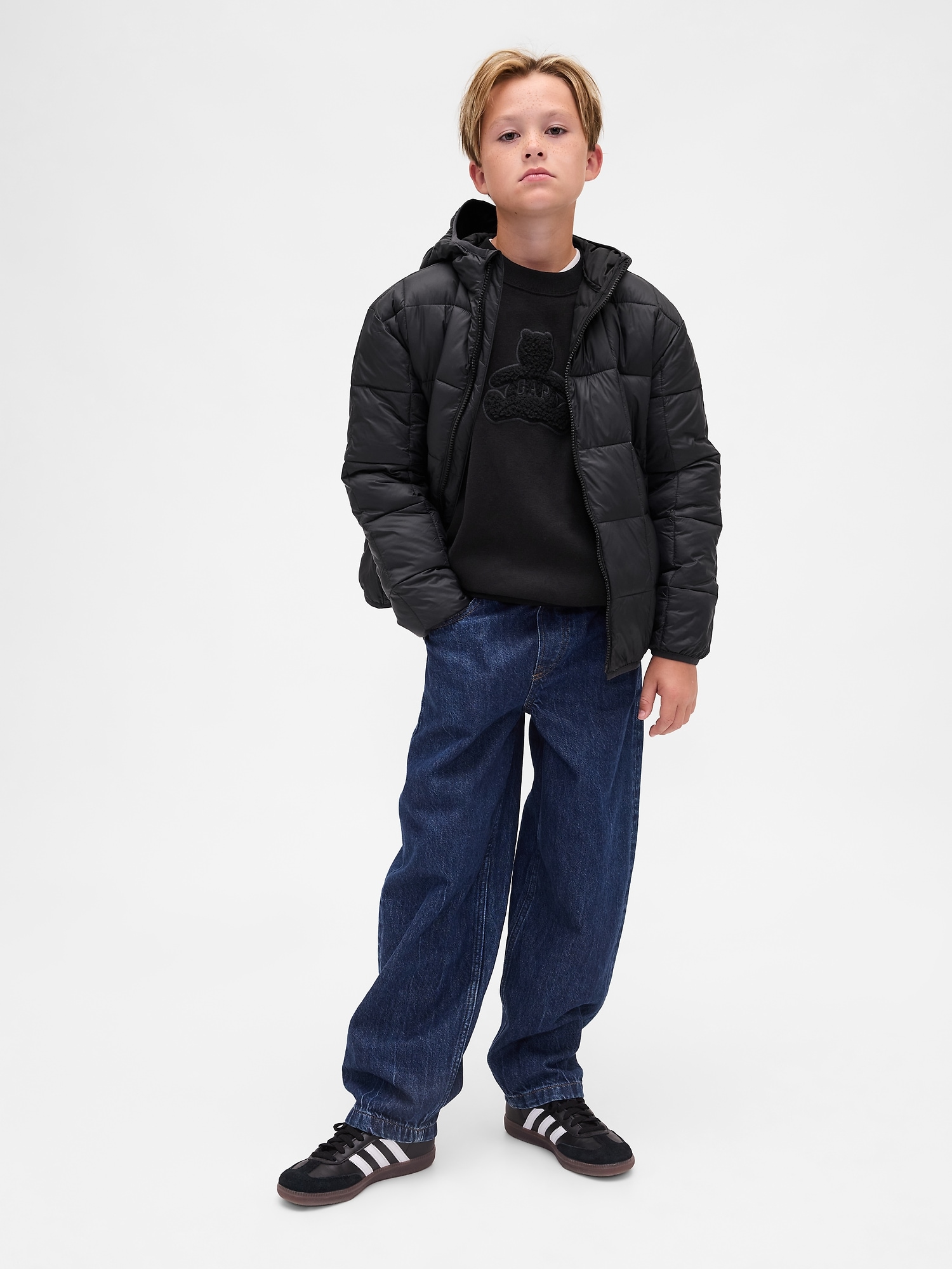 Hanorac GAP pentru copii cu logo ursuleț