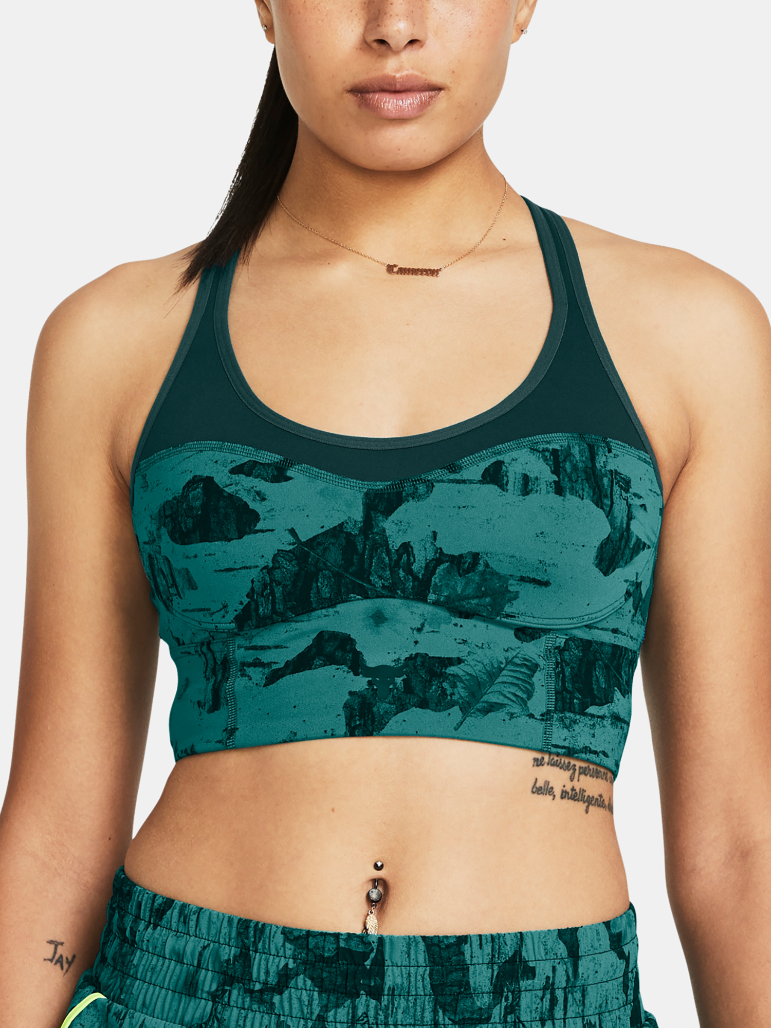 Under Armour Podprsenka Pjt Rck LG LL Infty Pt Bra-GRN - Dámské