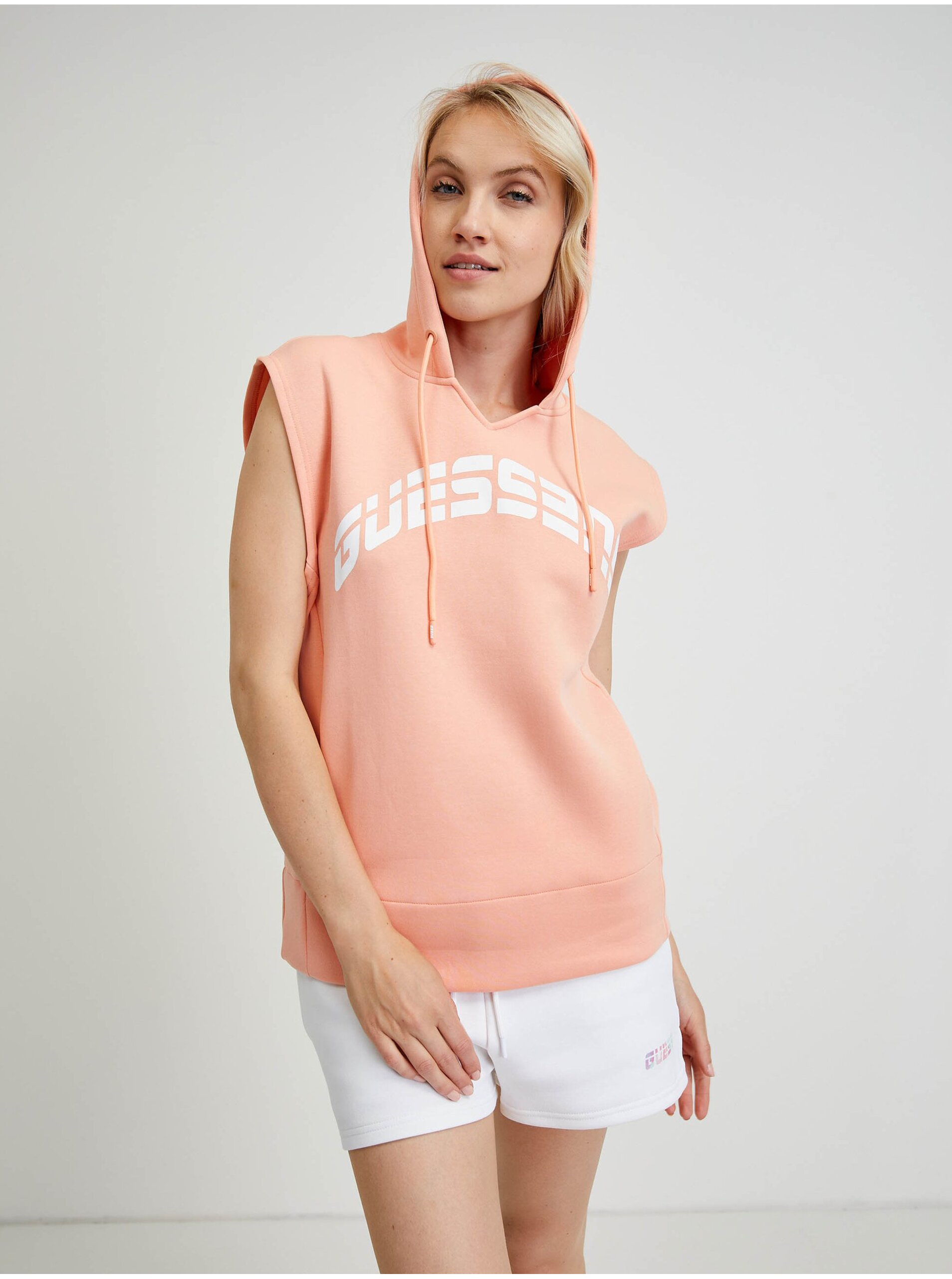 Hanorace pentru femei Guess - oranj