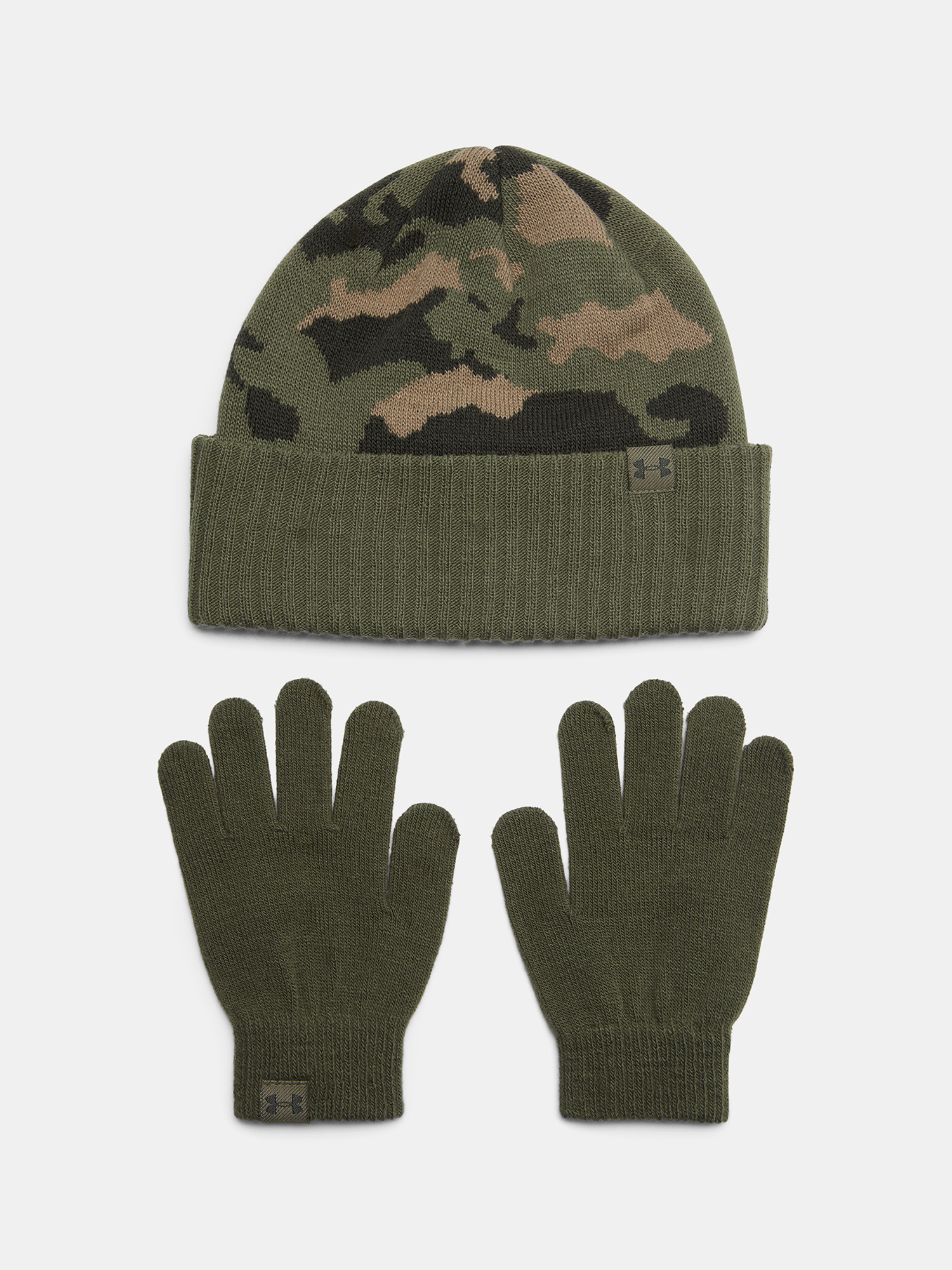 Under Armour B Beanie/Glove Combo-GRN Boys Set - Boys