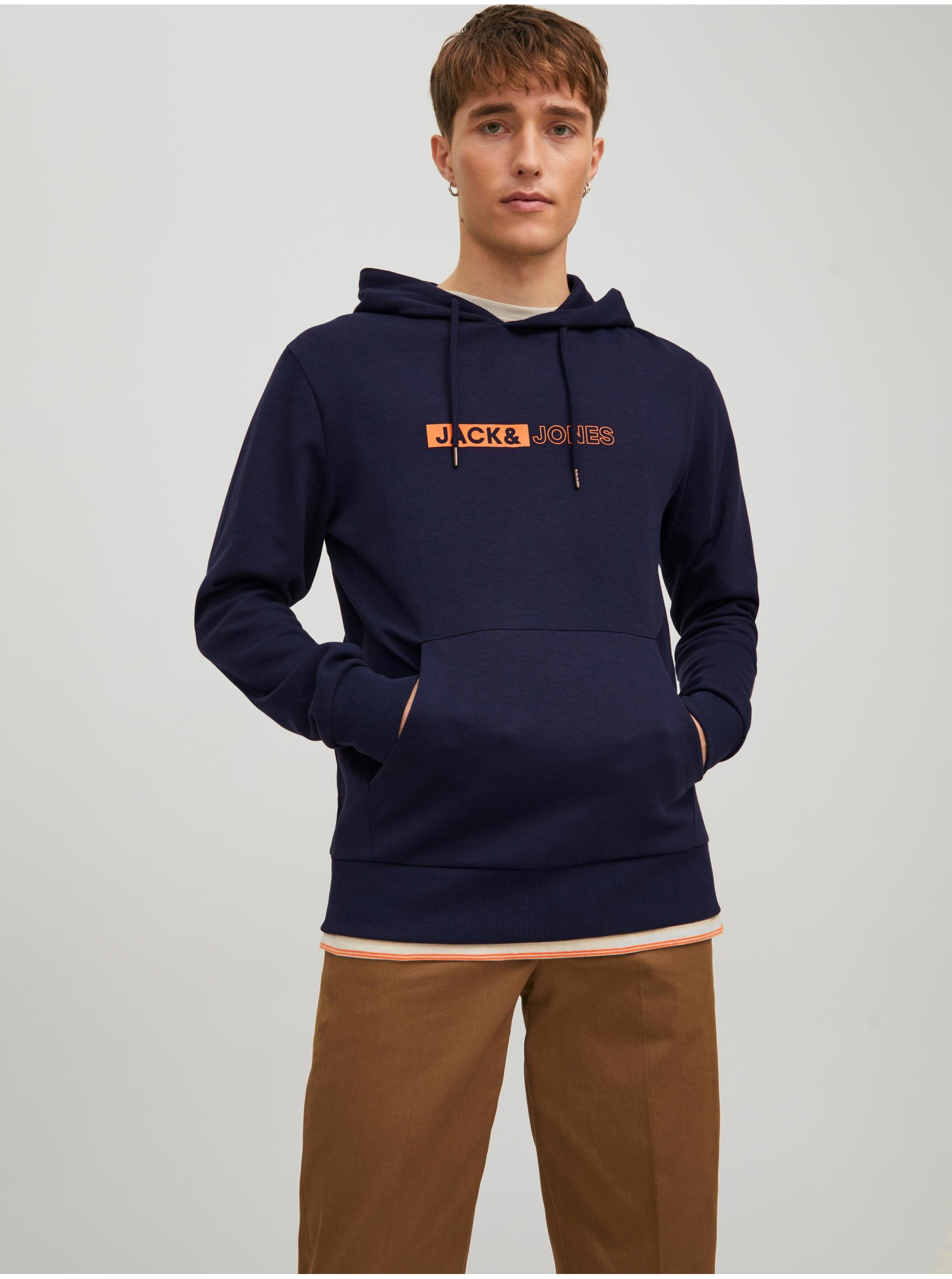 Dark blue Mens Hoodie Jack & Jones Neo - Men