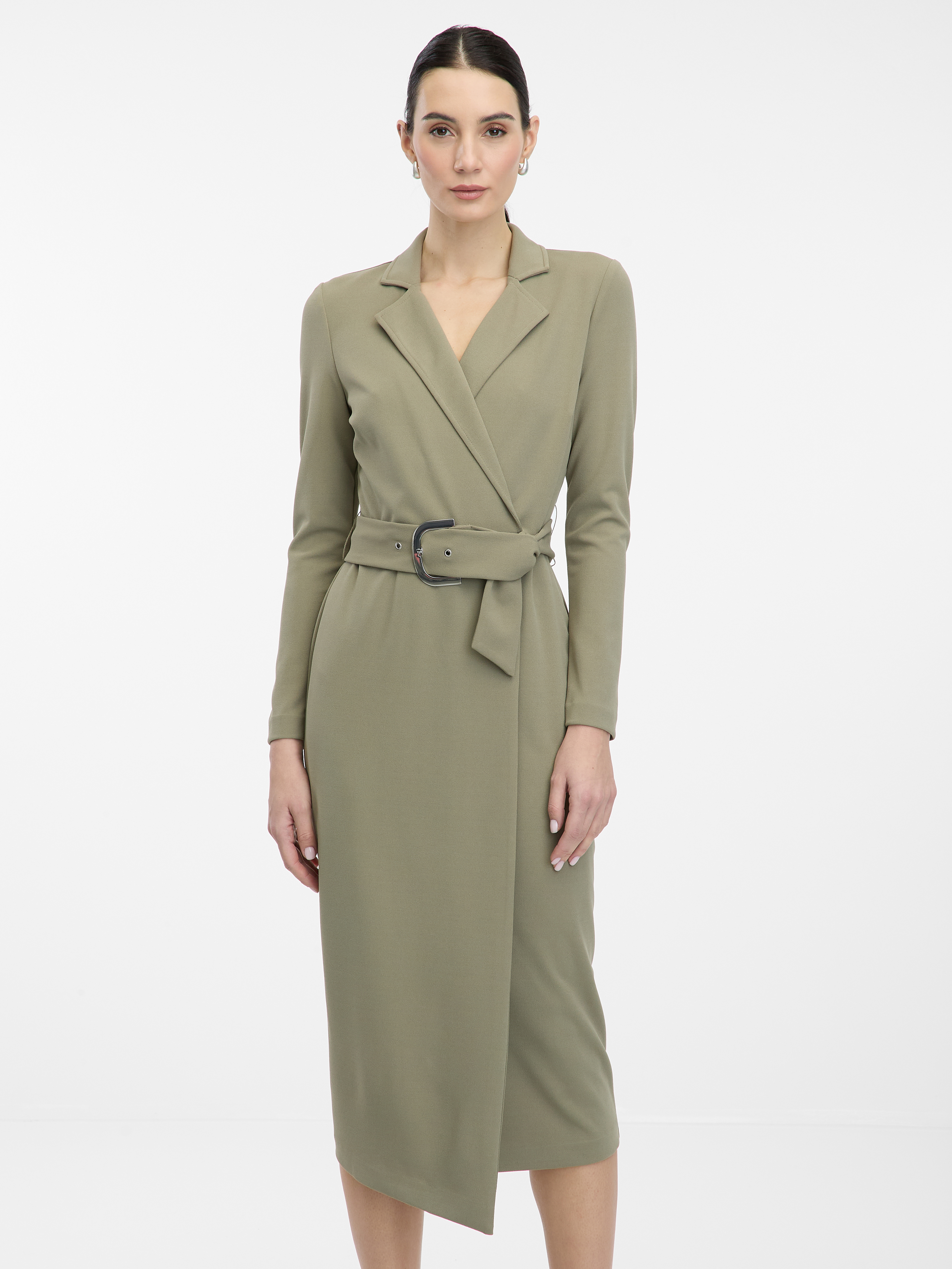 Khaki women's midi dress ORSAY - Women's