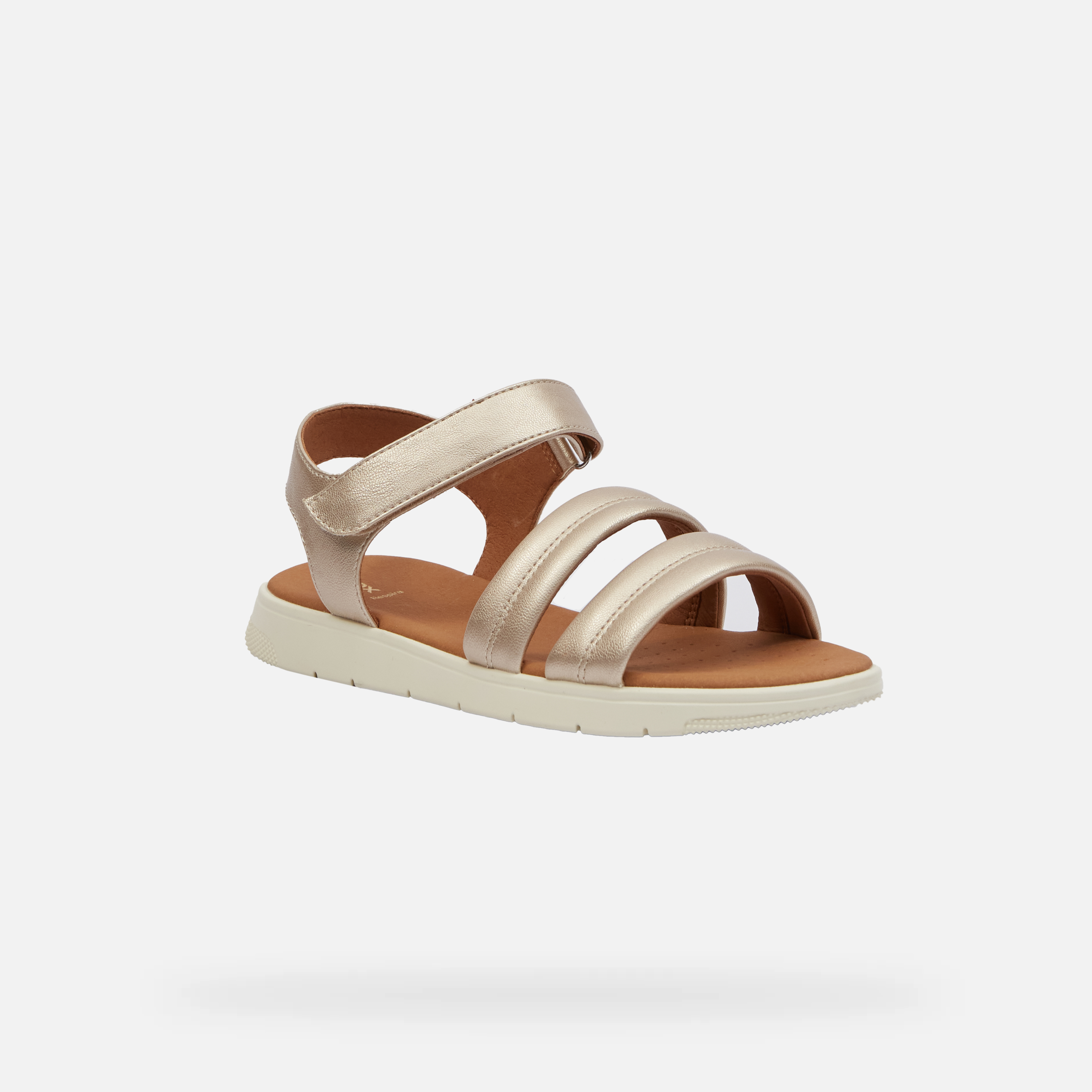 Gold women&#039;s sandals Geox Dandra - Women&#039;s